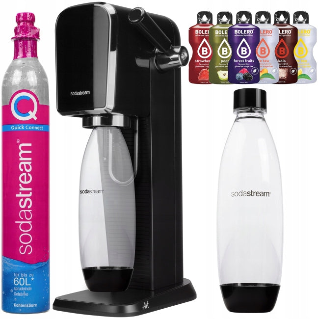 SATURATOR SODASTREAM ART SIPHON WATER GASSING KIT + ADDITIVES