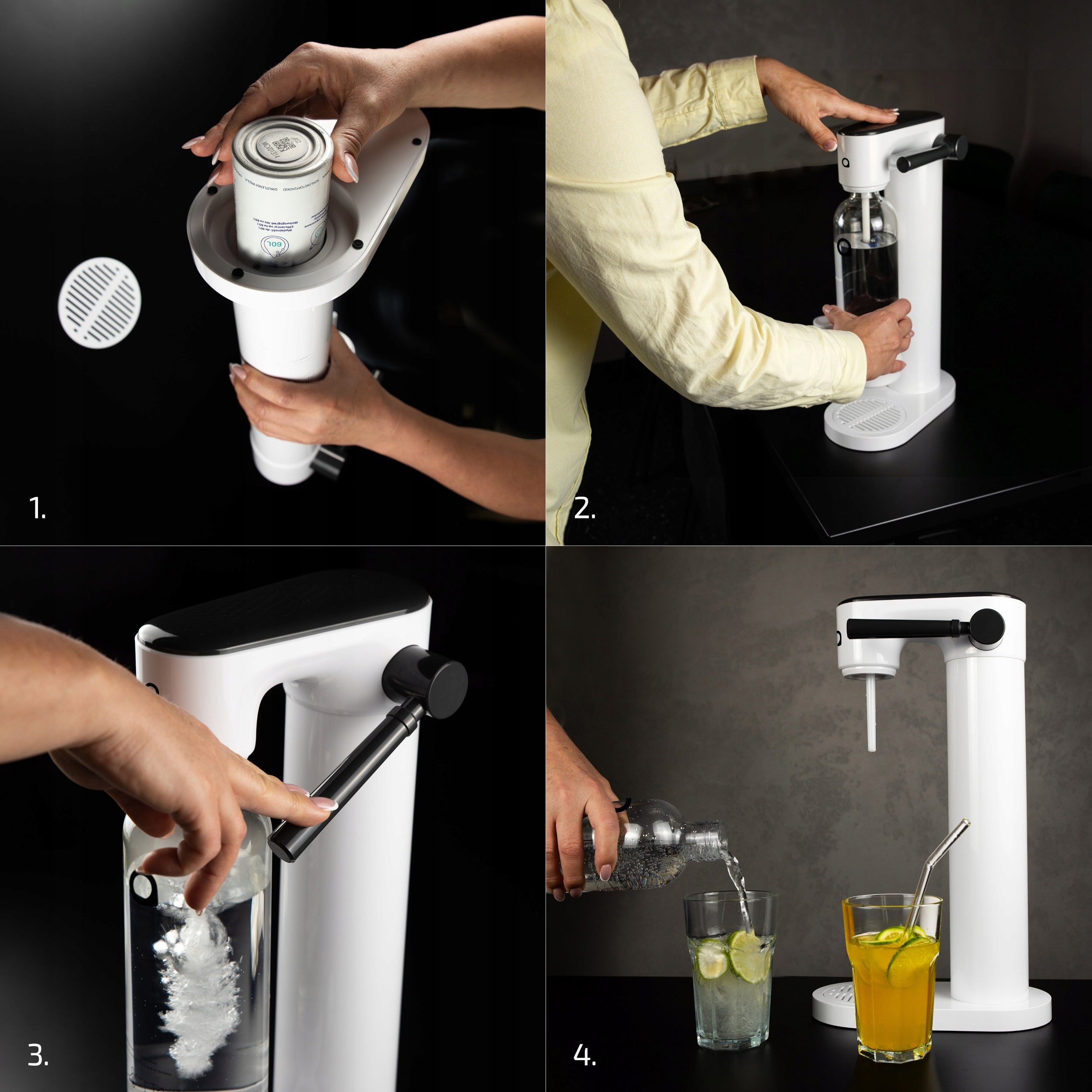 SATURATOR SYDO SPARKLING WATER AQUAFLOOW CYLINDER CO2 CYLINDER WATER BOTTLE EAN (GTIN) 5902668095914