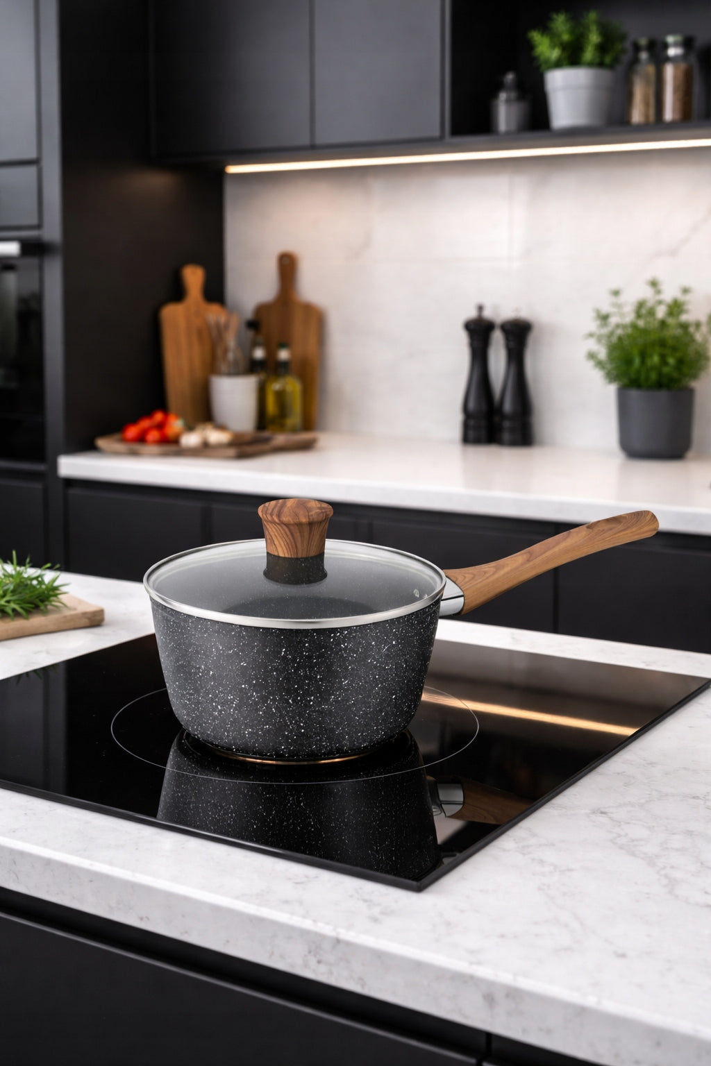 SAUCEPAN POT STEEL SAUCEPAN HR196-1 TRADITIONAL 2,9L Capacity 2.9 l