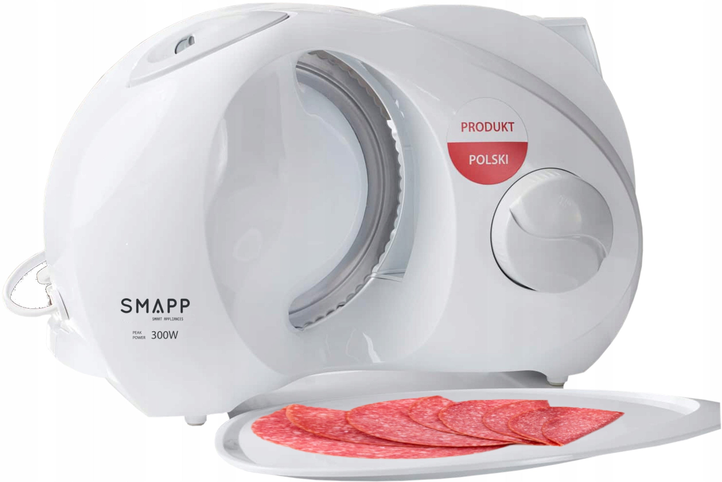 SAUSAGE BREAD SLICER SMAPP 294.5 300W WHITE - PRECISION SLICING