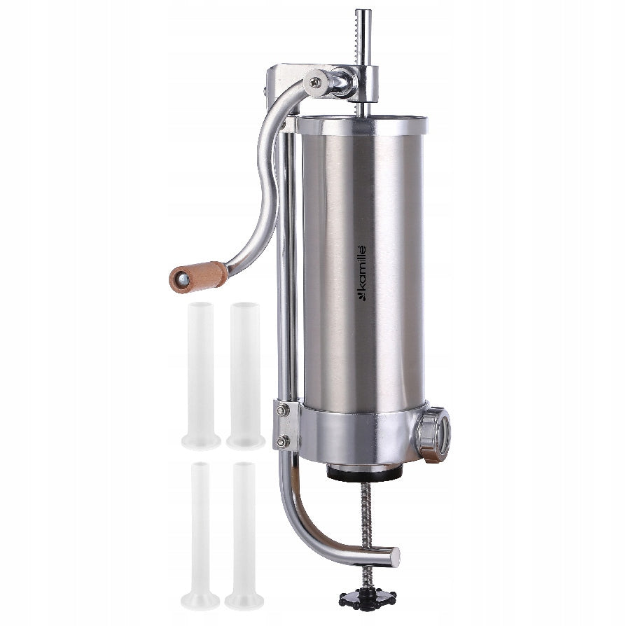 SAUSAGE STUFFER SAUSAGE MACHINE 3 kg VERTICAL SPIKE KAMILLE Packaging status original