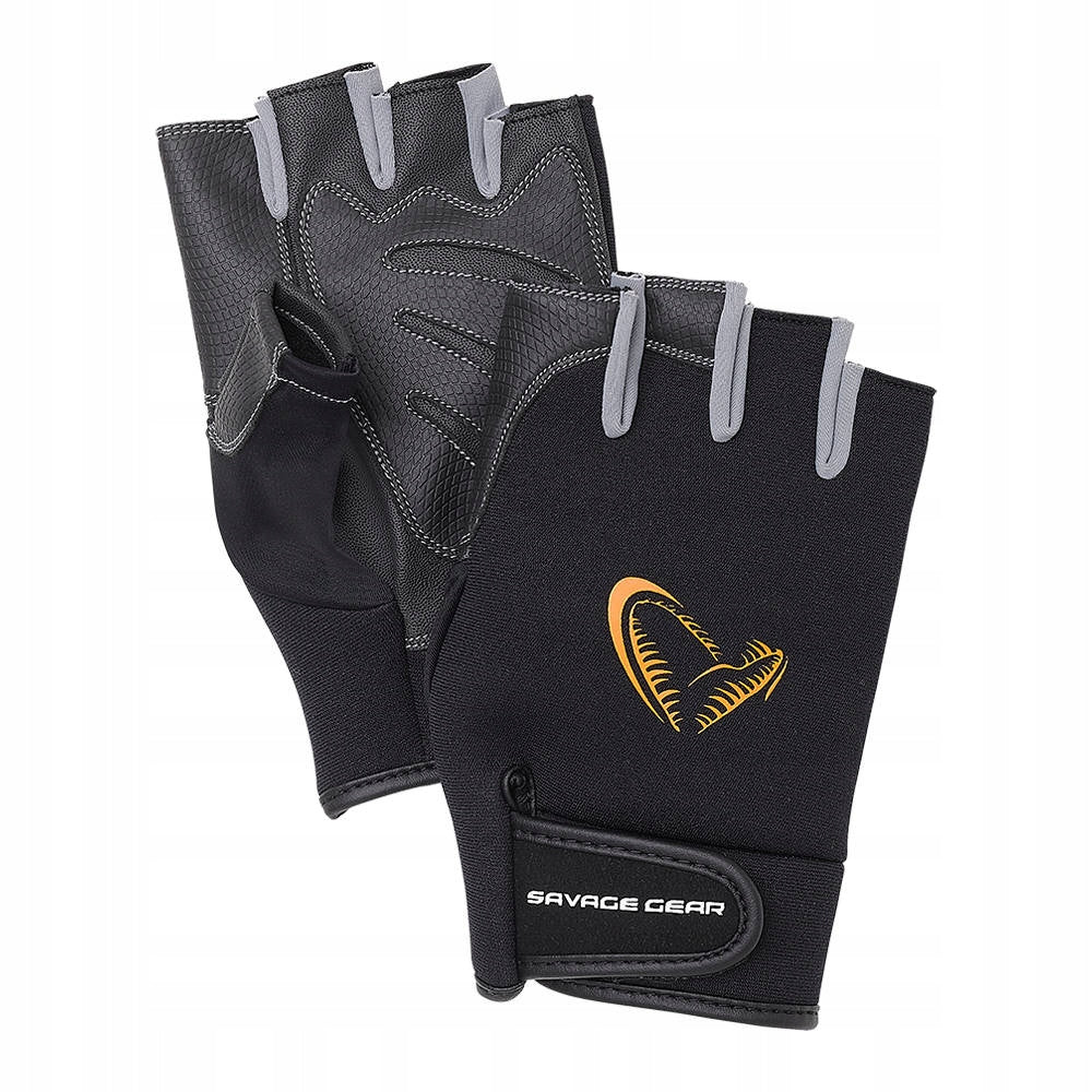 SAVAGE GEAR NEOPRENE GLOVES WITHOUT FINGERS-M Color black