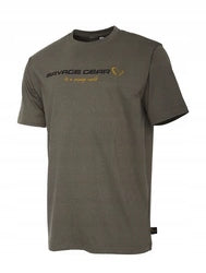 SAVAGE GEAR SG4 Logo T-Shirt Size XL Loden Green