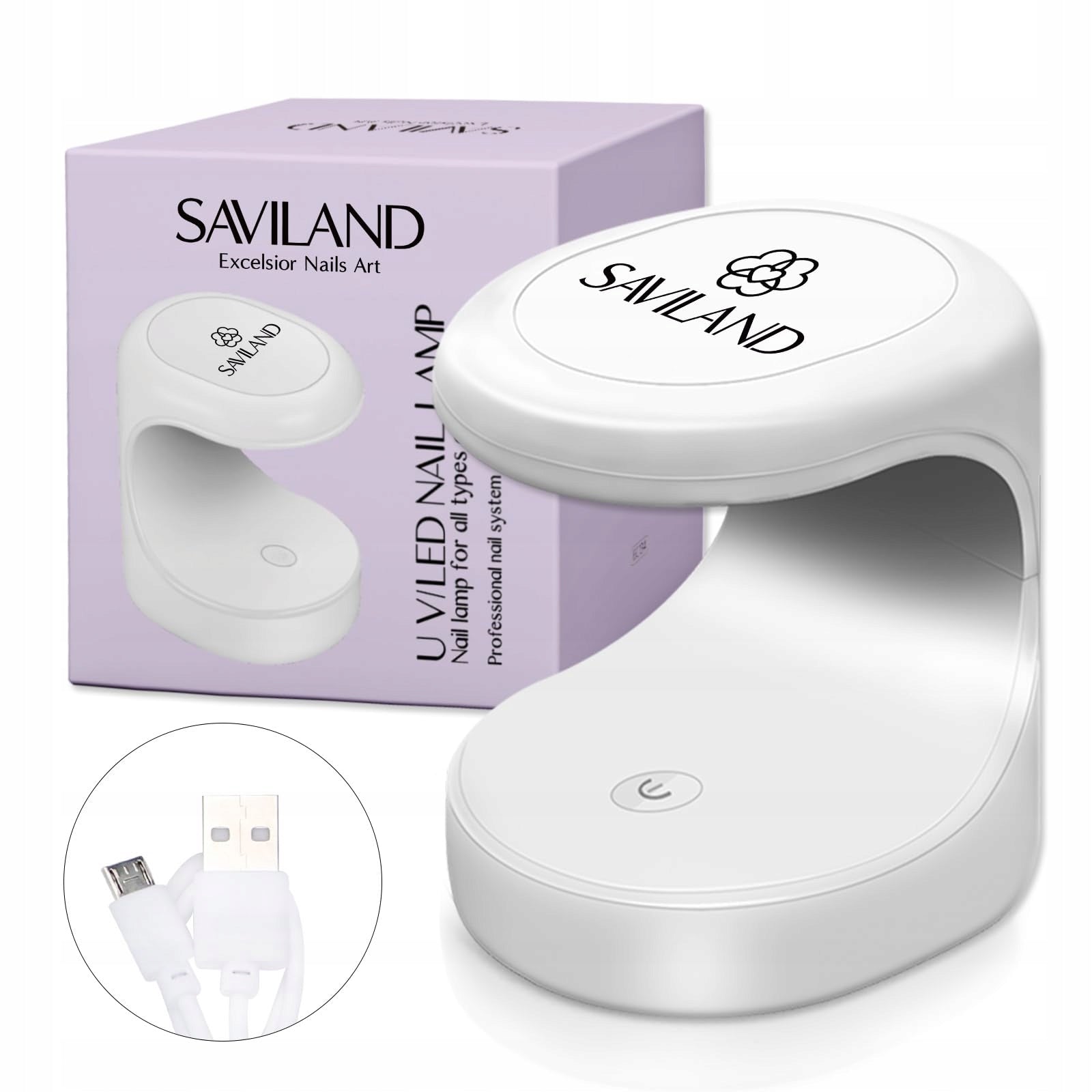 SAVILAND Mini UV LED Lamp 16W For Gel Nails and Nail Art