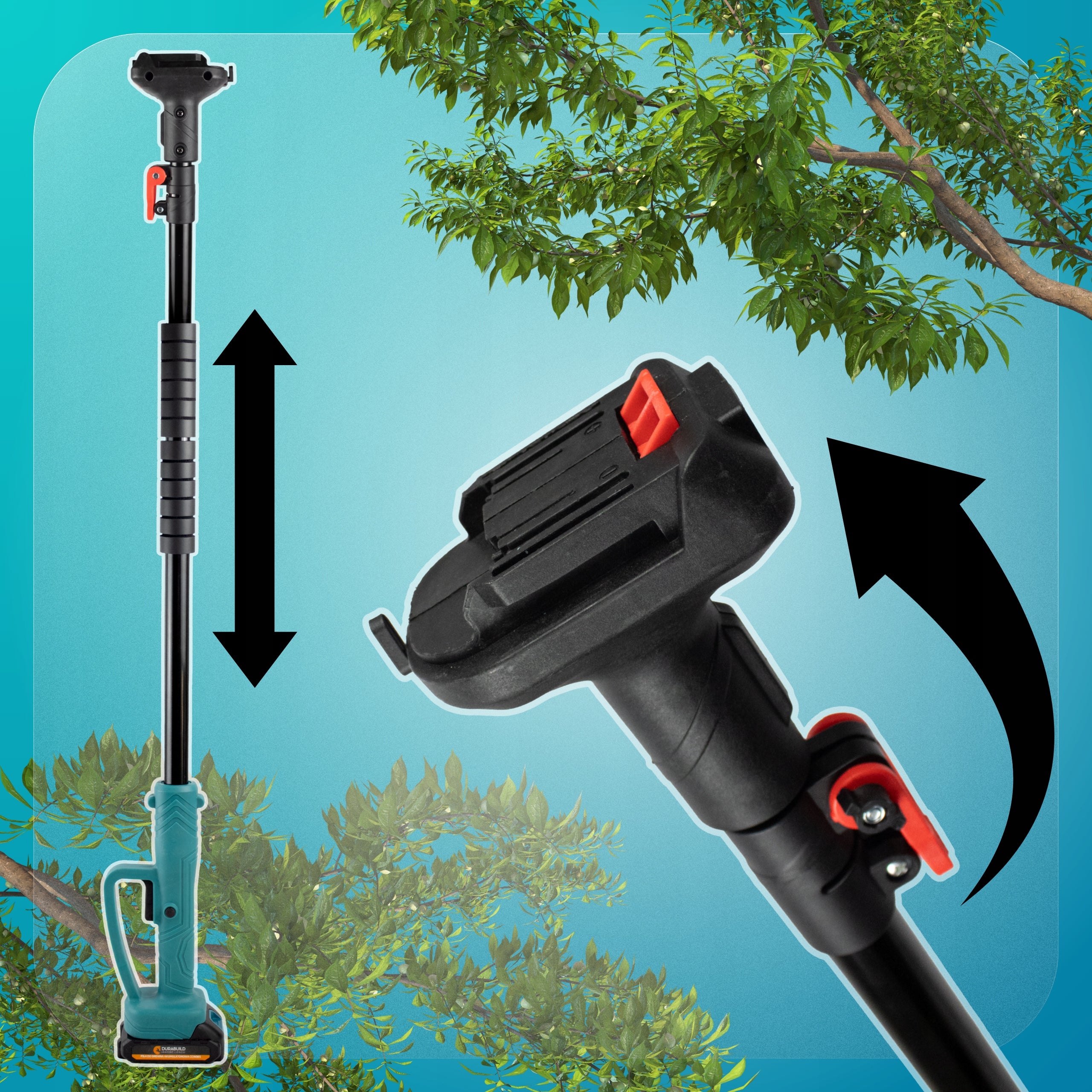SAW BOOM EXTENSION FOR BRANCH SAW ADJUSTMENT 107-166 CM Brand Durabuild
