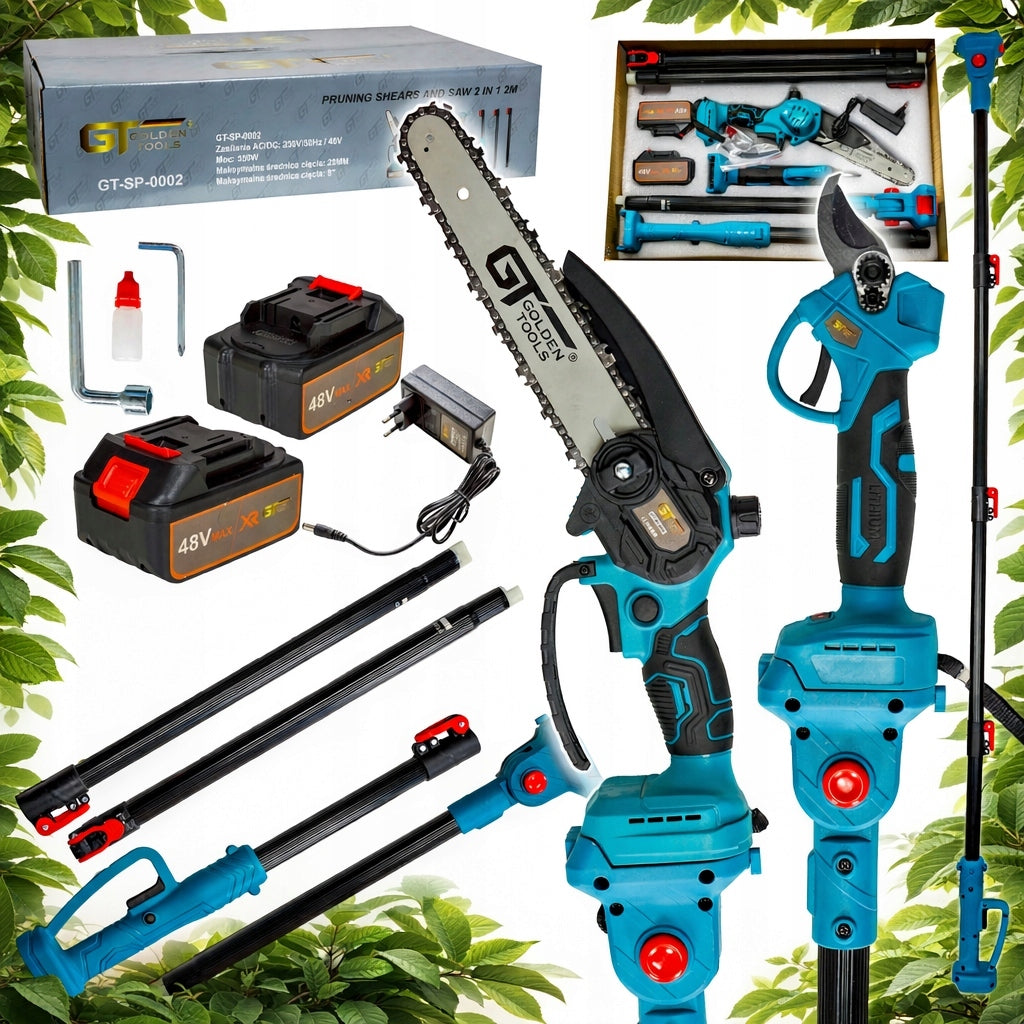 SAW PRUNING SHEAR BOOM 2X48V 6AH SET 3IN1 ACCUMULATOR GOLDEN TOOLS Manufacturer code SP-0002