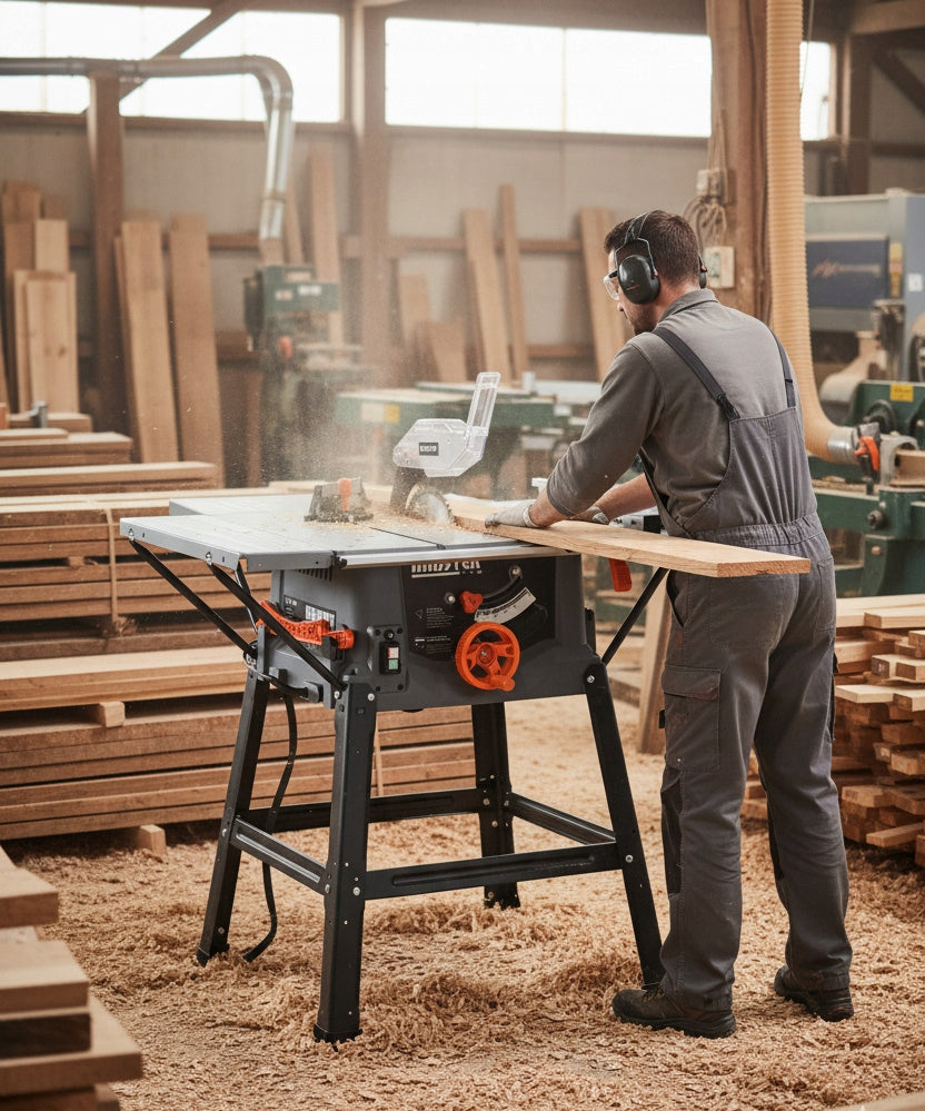 SAW TABLE SAW COUNTRY WOOD CUTTER 3400W SOFT START MP0001 Manufacturer code MP0001