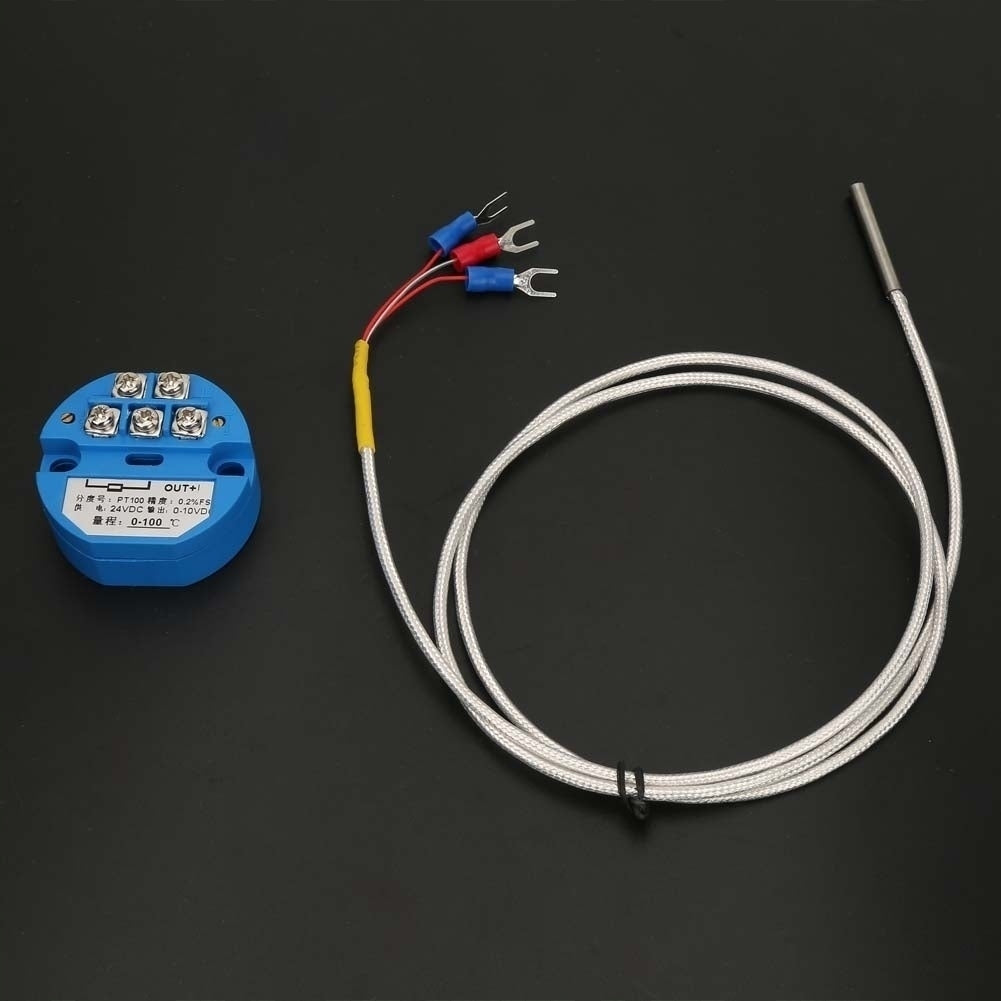 SBWZ PT100 TEMPERATURE TRANSDUCER DC24V + 1m SENSOR Product weight with unit packaging 0.08 kg