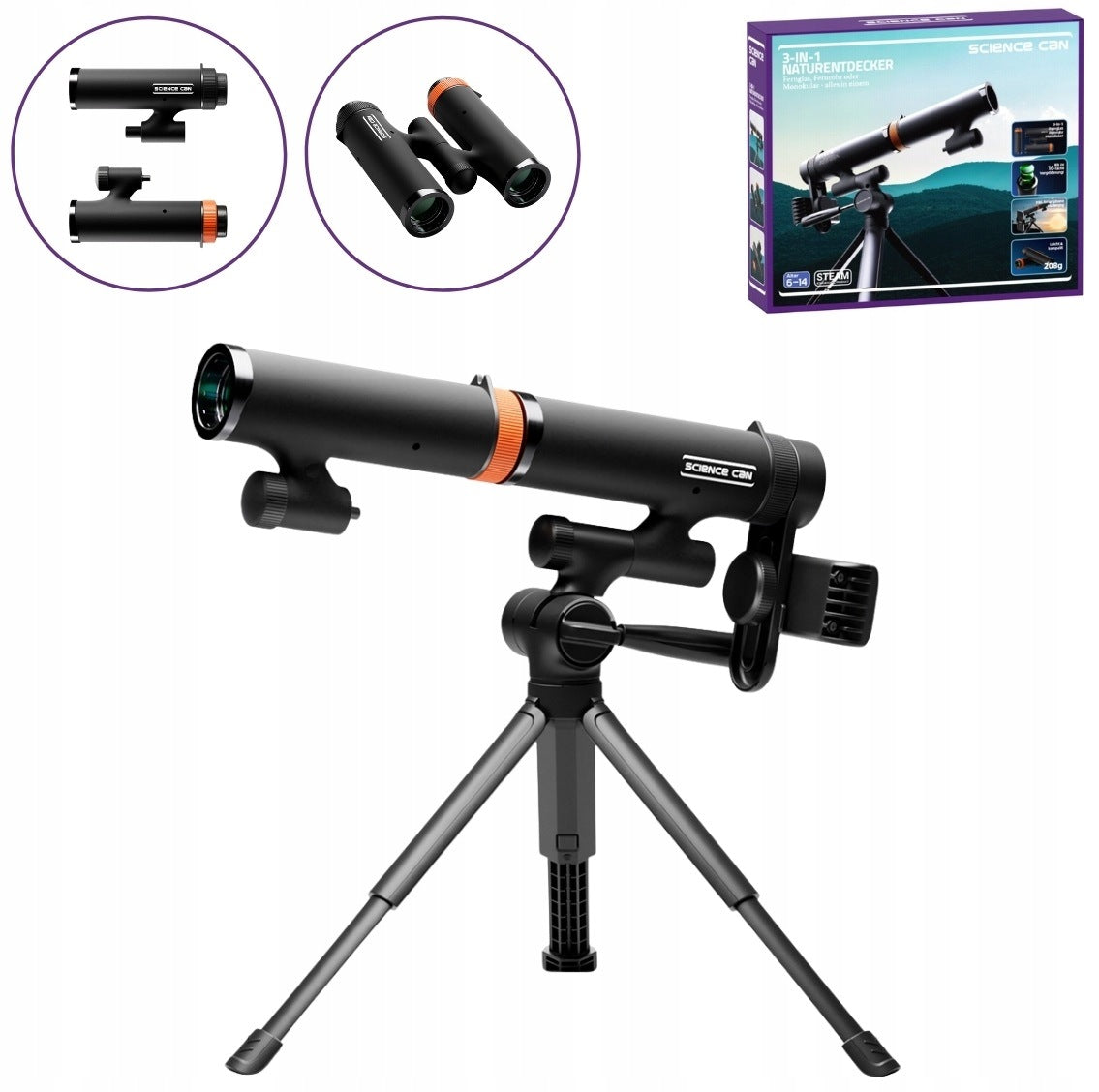 SCIENCE CAN SPACE EXPLORER TELESCOPE FOR A CHILD BINOCULARS MONOCULAR Manufacturer code 6975007386942