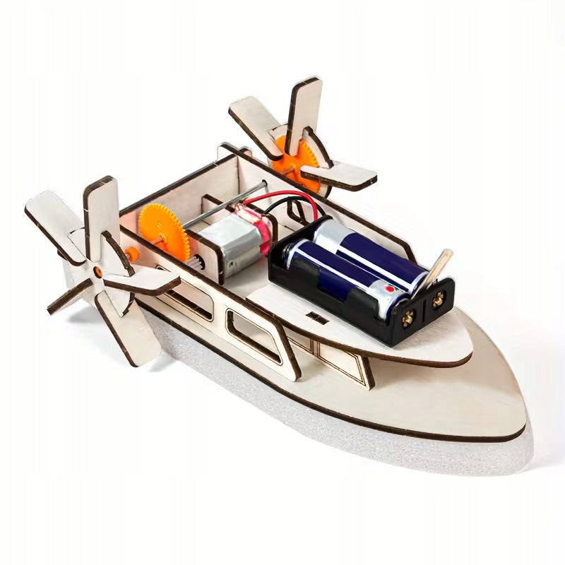 SCIENCE KIT BOAT DO IT YOURSELF EDUCATIONAL ENGINE BOAT SCIENCE TOY Brand no brand