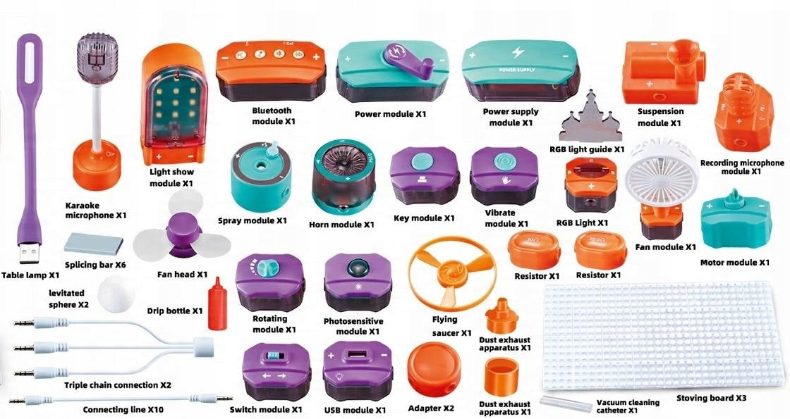 SCIENTIFIC ELECTRONICS LABORATORY FOR CHILDREN EDUCATIONAL KIT Brand no brand