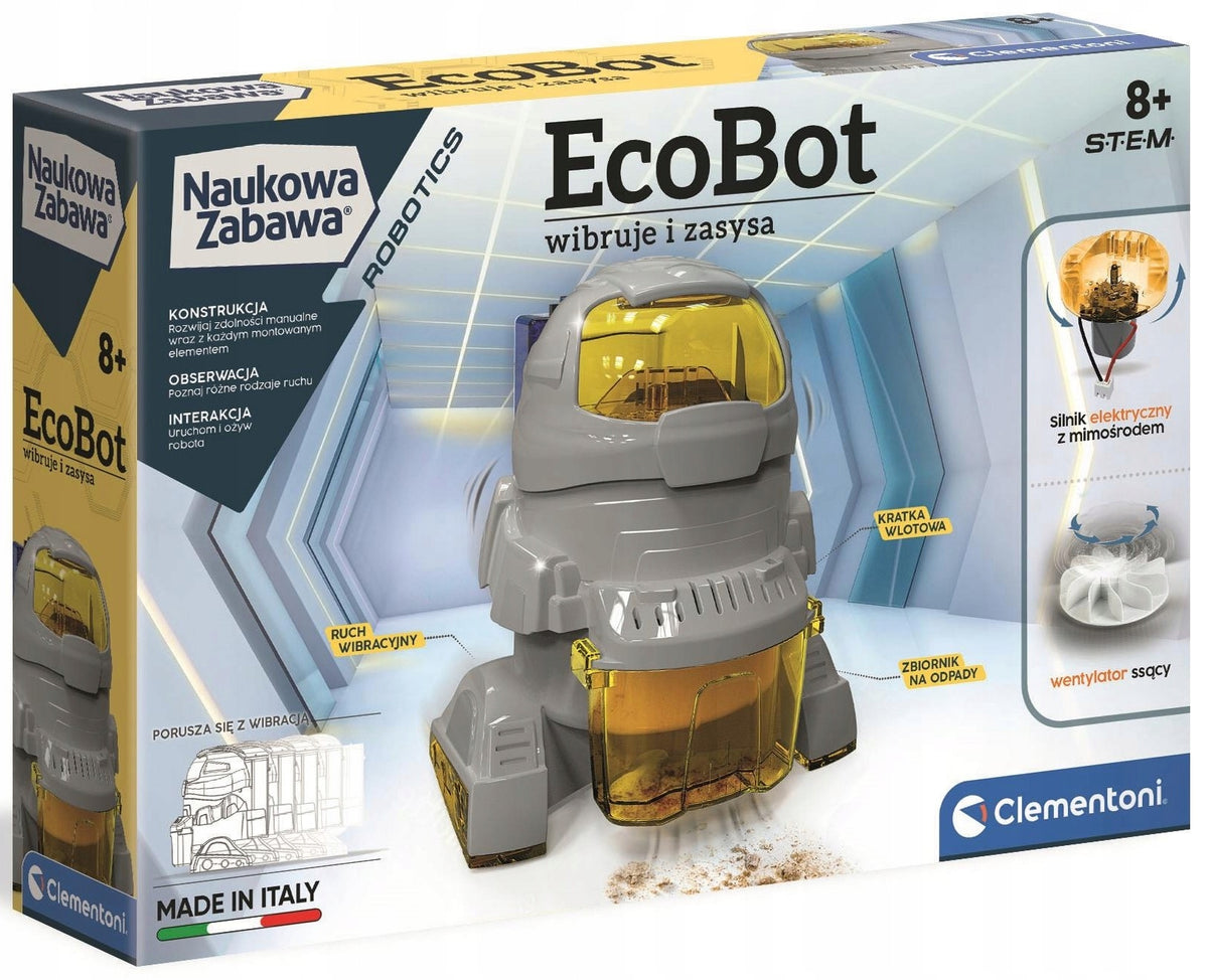 SCIENTIFIC FUN CLEMENTONI ROBOT ECOBOT