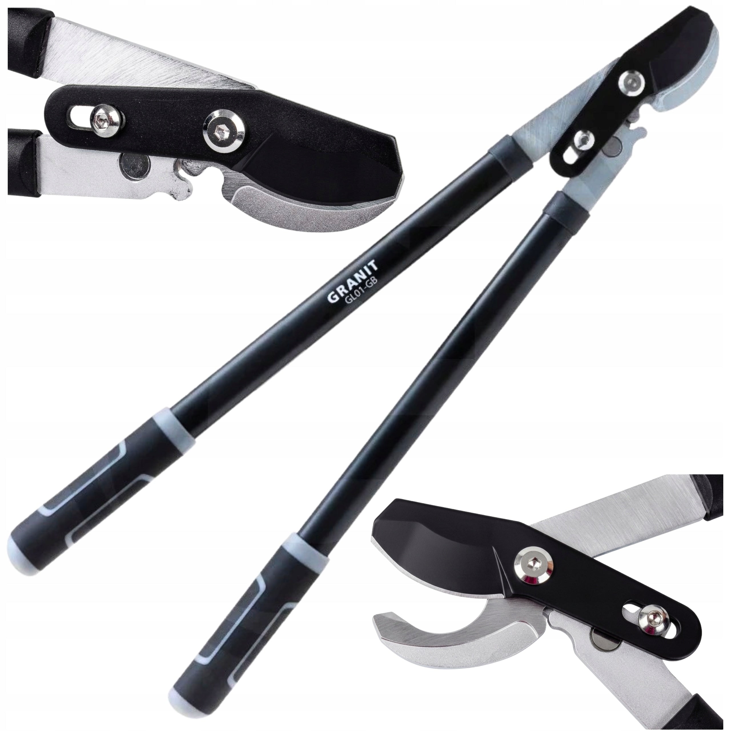 SCISSOR BRANCH PRUNER GARDEN SHRUBS SHARP TWO-HANDED UP TO 50mm 67cm