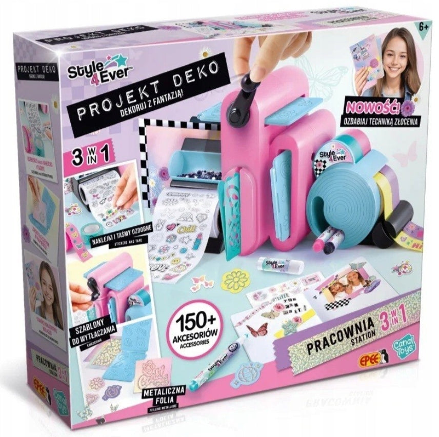 SCRAPBOOKING MACHINE Decoration Set for KIDS Design Deko STUDIO