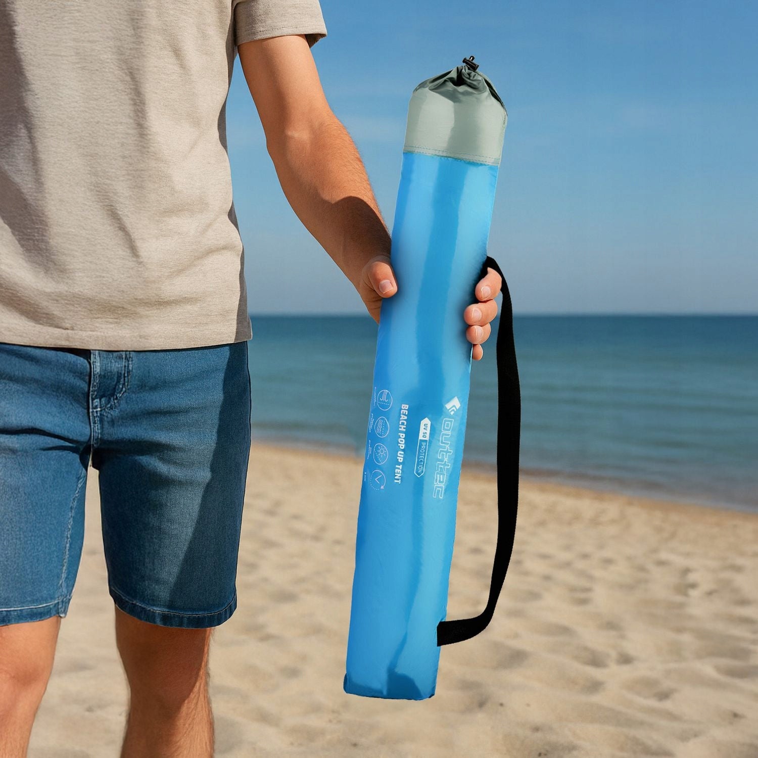 SCREEN BEACH TENT TOURIST QUICK UNFOLDING UV50 COVER OUTTEC Manufacturer code O-66500