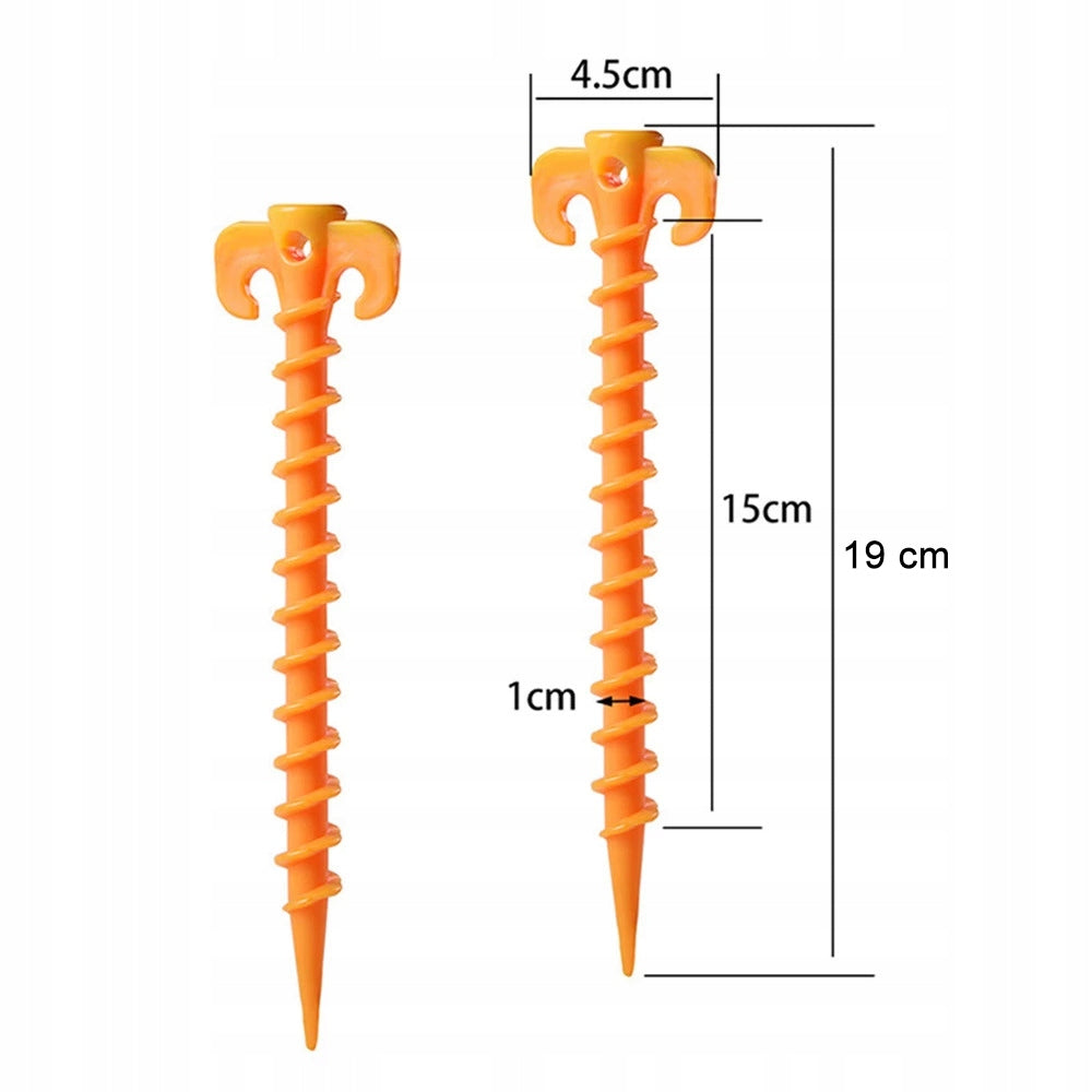 SCREW-IN HERRING SCREW PLASTIC PEG 19 cm 5 pcs Brand no brand