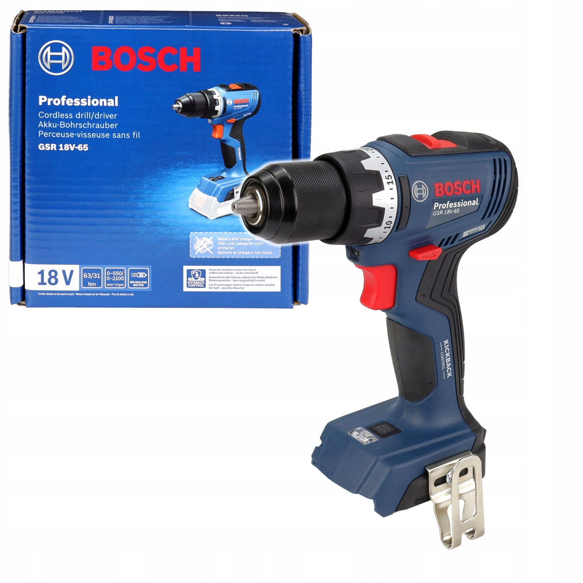 SCREWDRIVER 18V 63Nm GSR 18V-65 BOSCH BODY