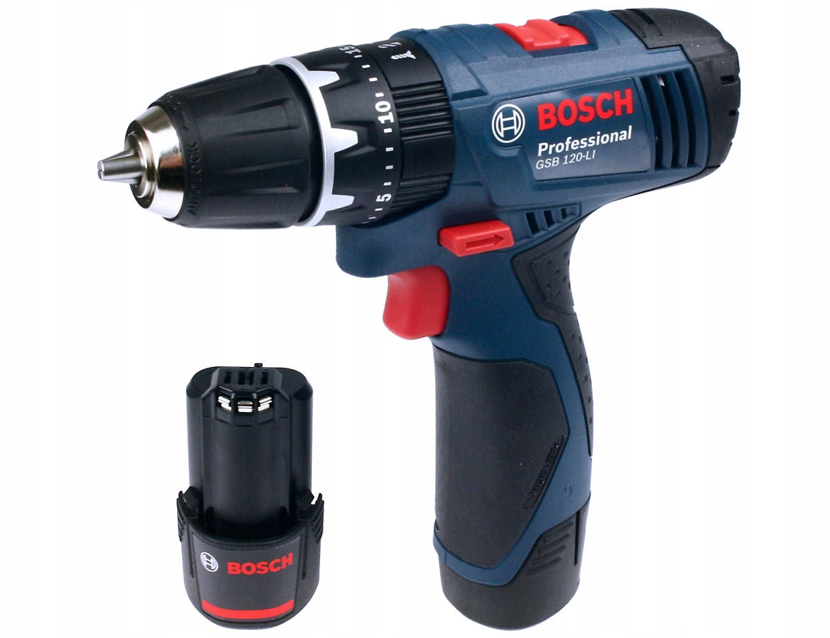 SCREWDRIVER WITH IMPACT 12V GSB 120-LI BOSCH 2x2,0Ah SUITCASE Brand Bosch