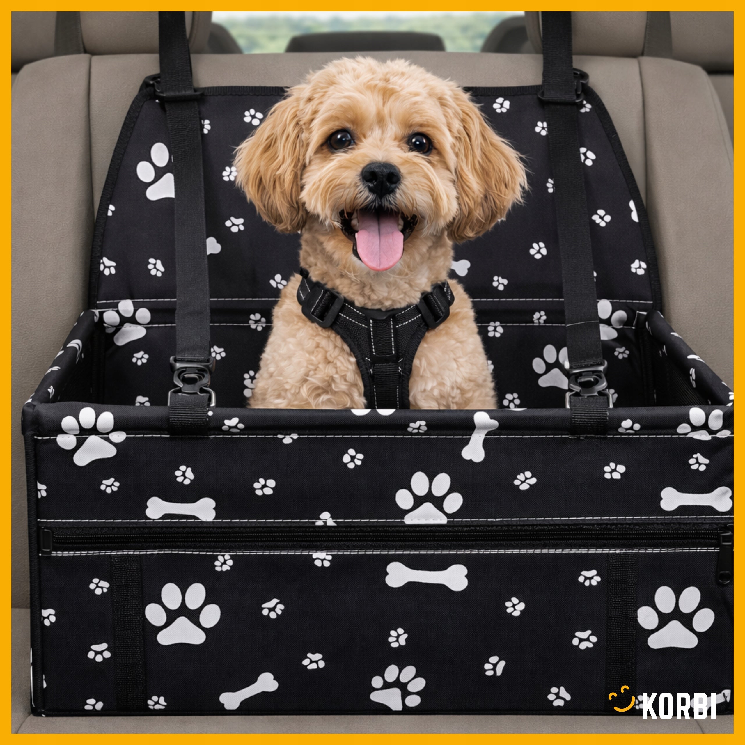 SEAT TRANSPORTER MAT FOR CAR PROTECTIVE WATERPROOF FOR DOG Packaging status original