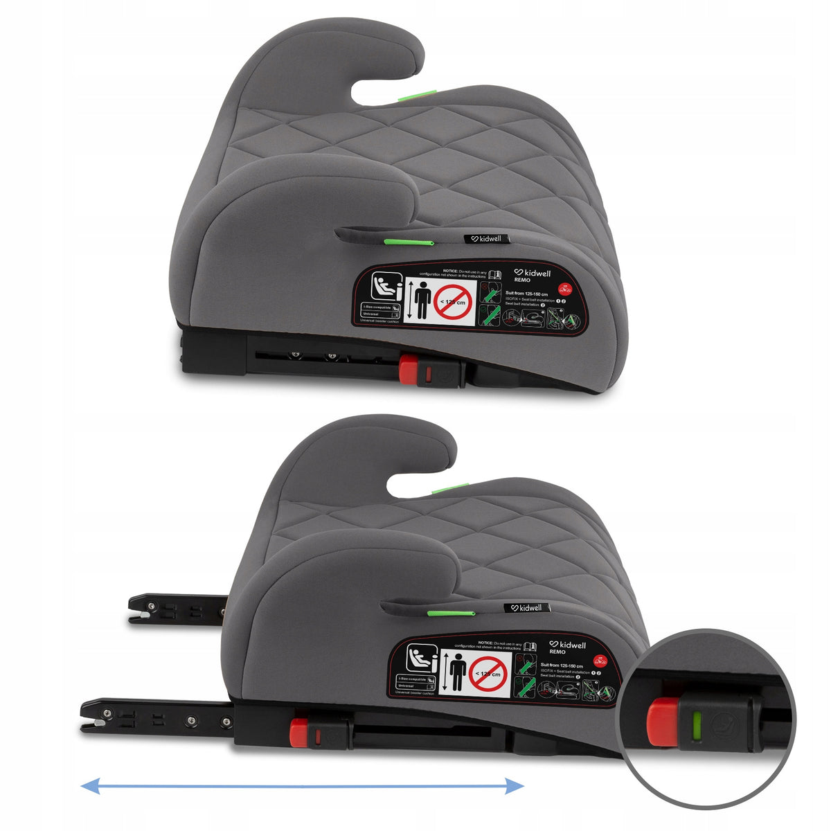 SEAT WASHER CAR STAND ISOFIX I-SIZE KIDWELL REMO 15-36 kg Packaging status original