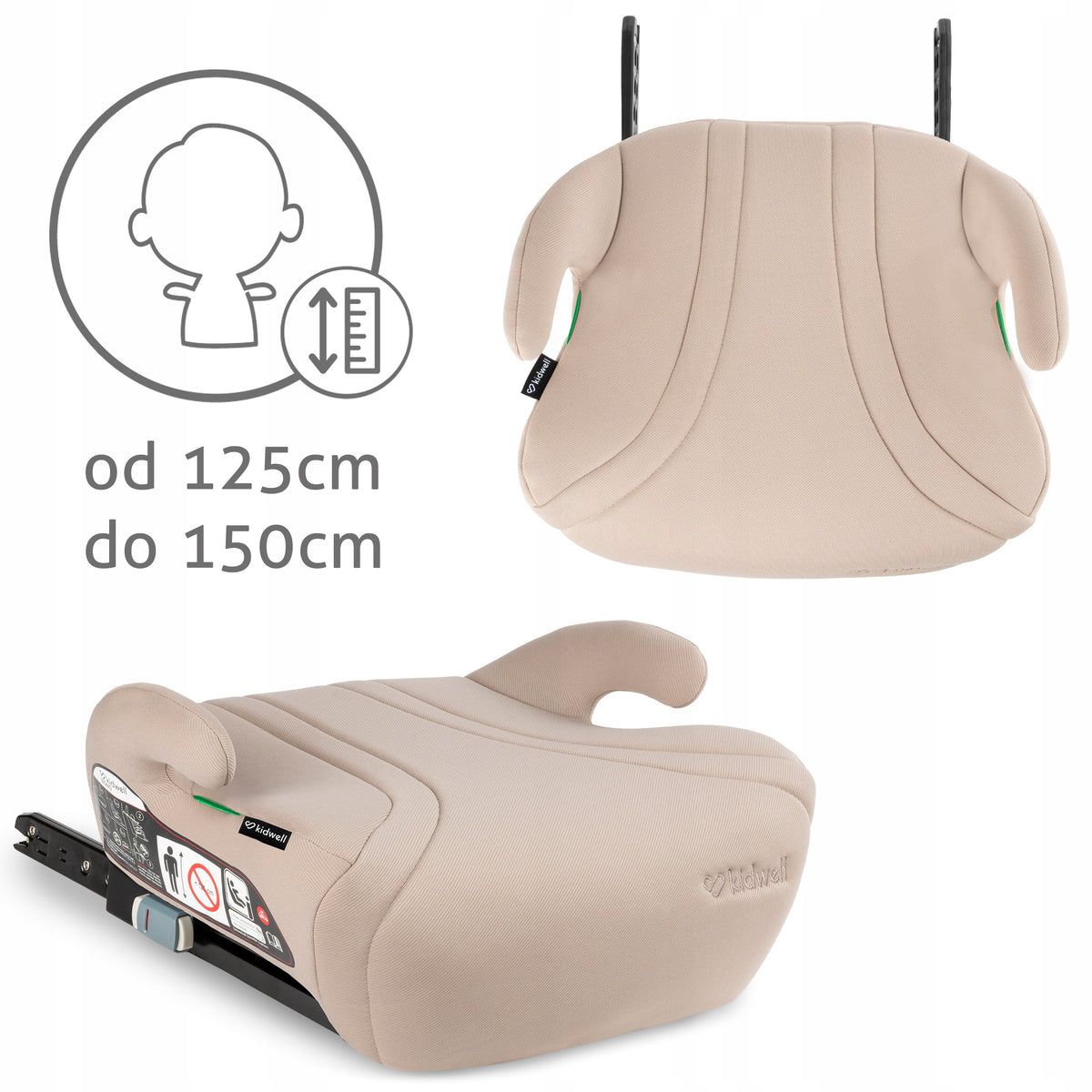 SEAT WASHER ISOFIX I-SIZE KIDWELL BONO 15-36 kg EAN (GTIN) 5906601707209