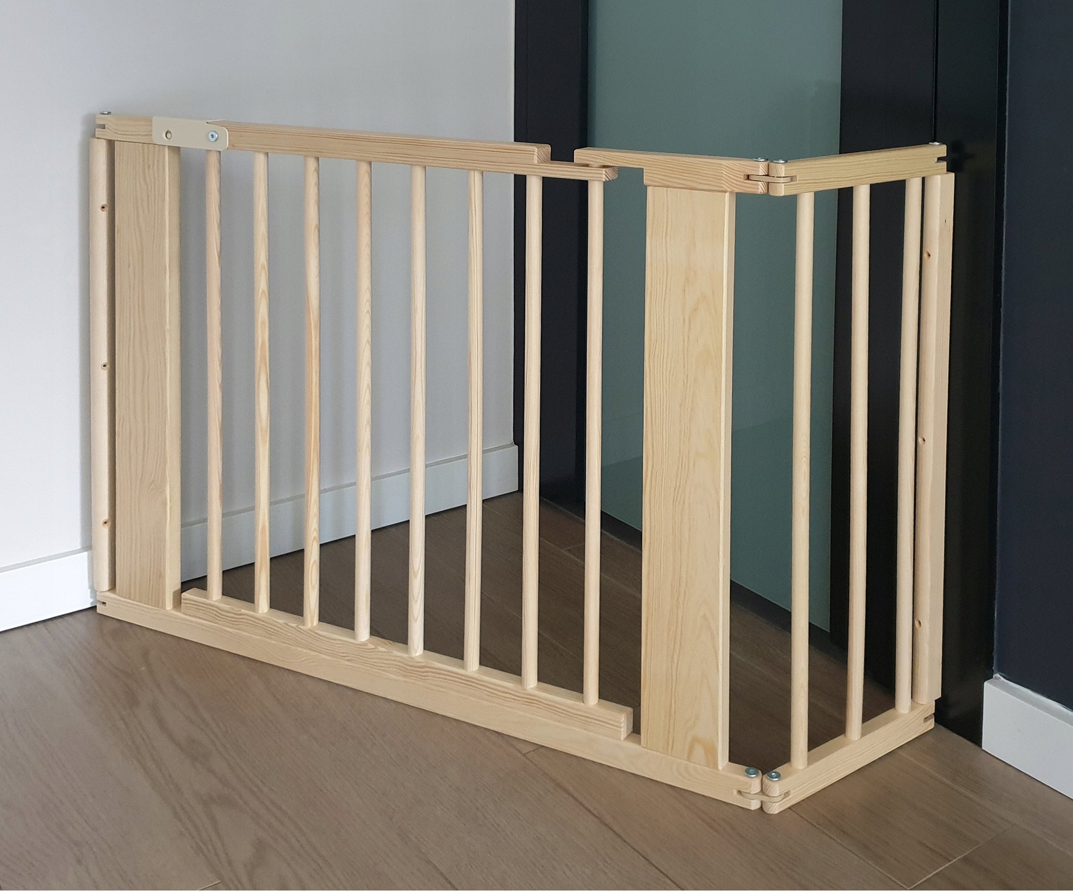 SECURITY GATE PROTECTIVE DOOR BARRIER STAIRS FIREPLACE UP TO 118 cm Color transparent
