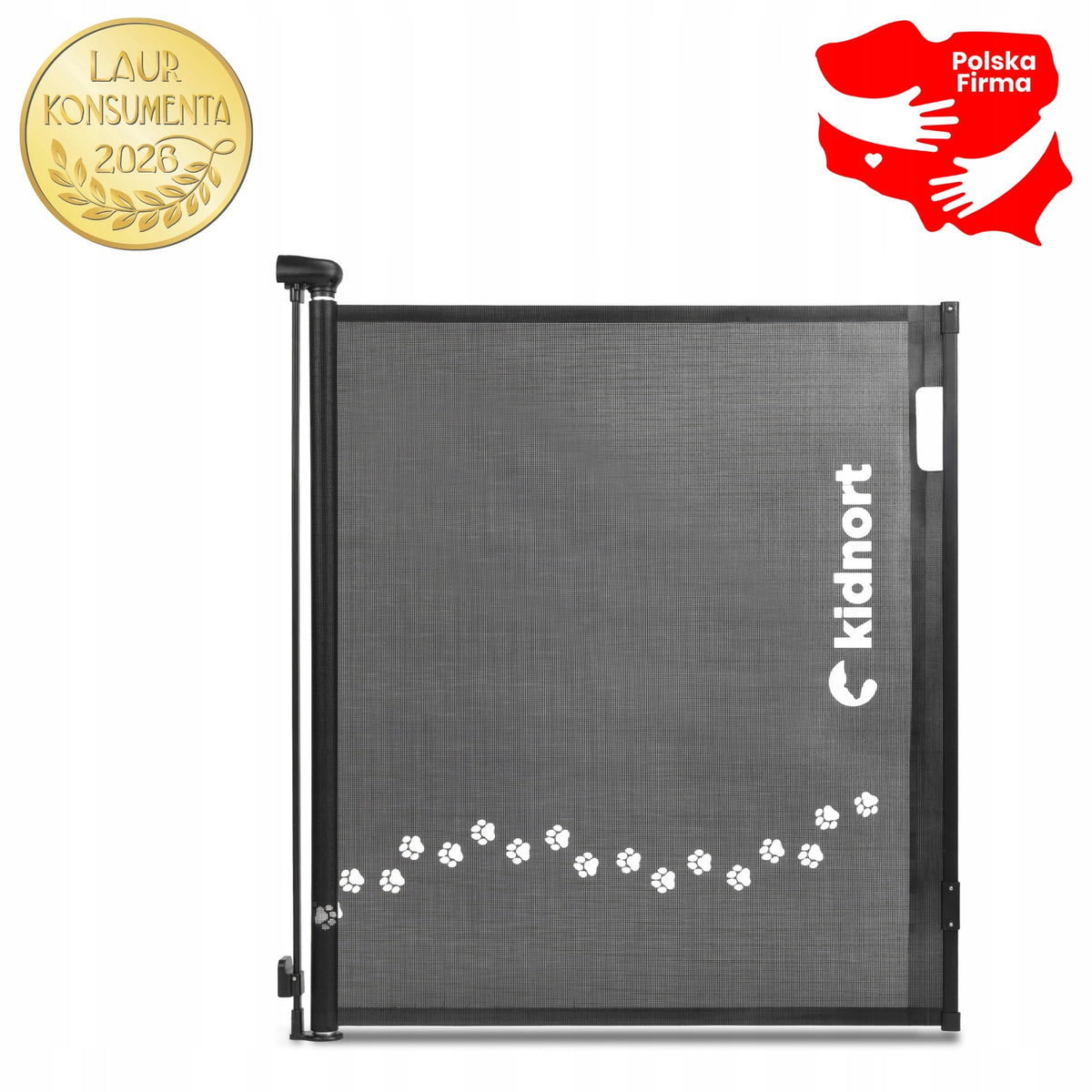 SECURITY GATE, PROTECTIVE FOR STAIRS, DOORS UP TO 140 CM BLACK Packaging status original