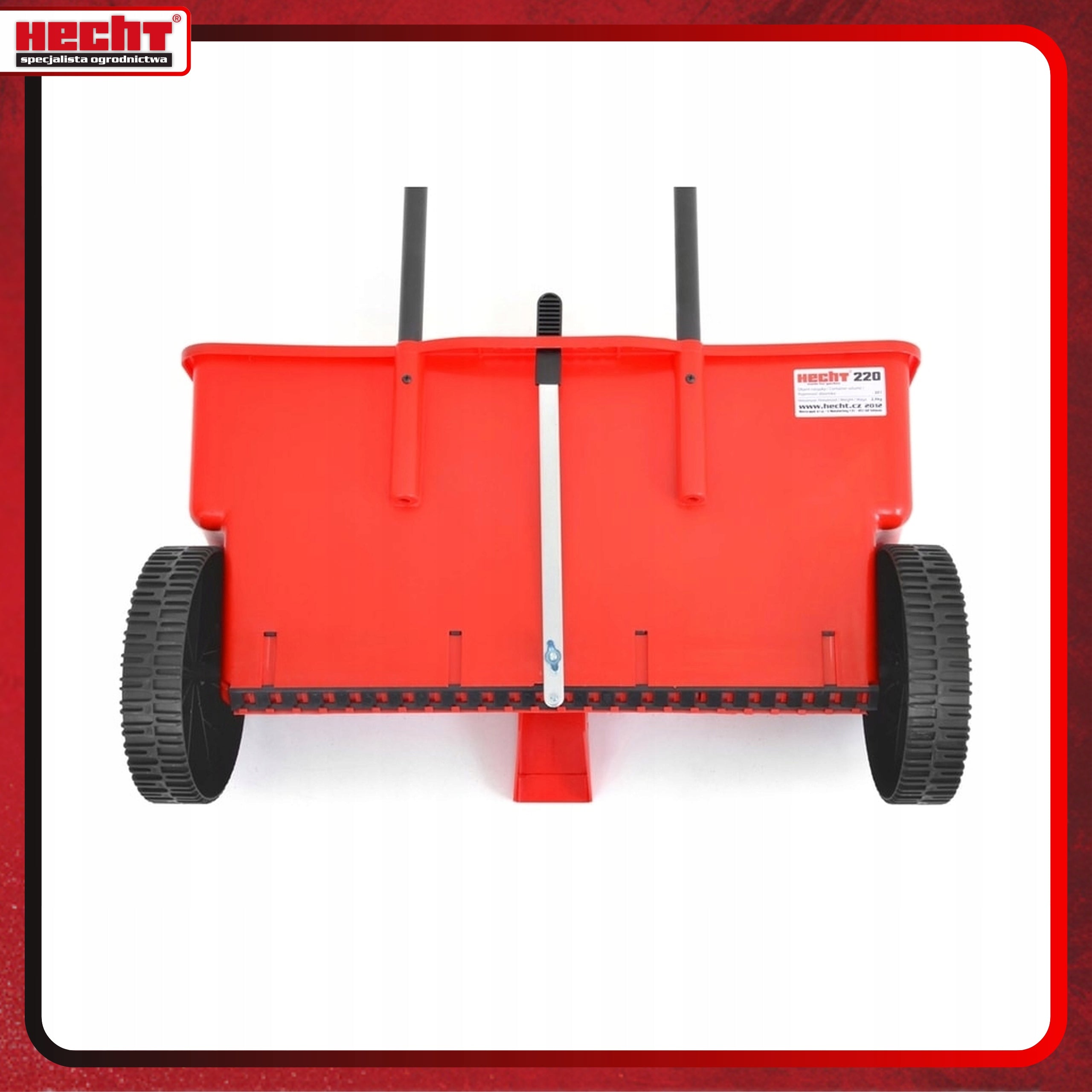 SEED DRILL SALT SEED SPREADER HECHT 220 SPREAD ADJUSTMENT 20L Power supply handheld