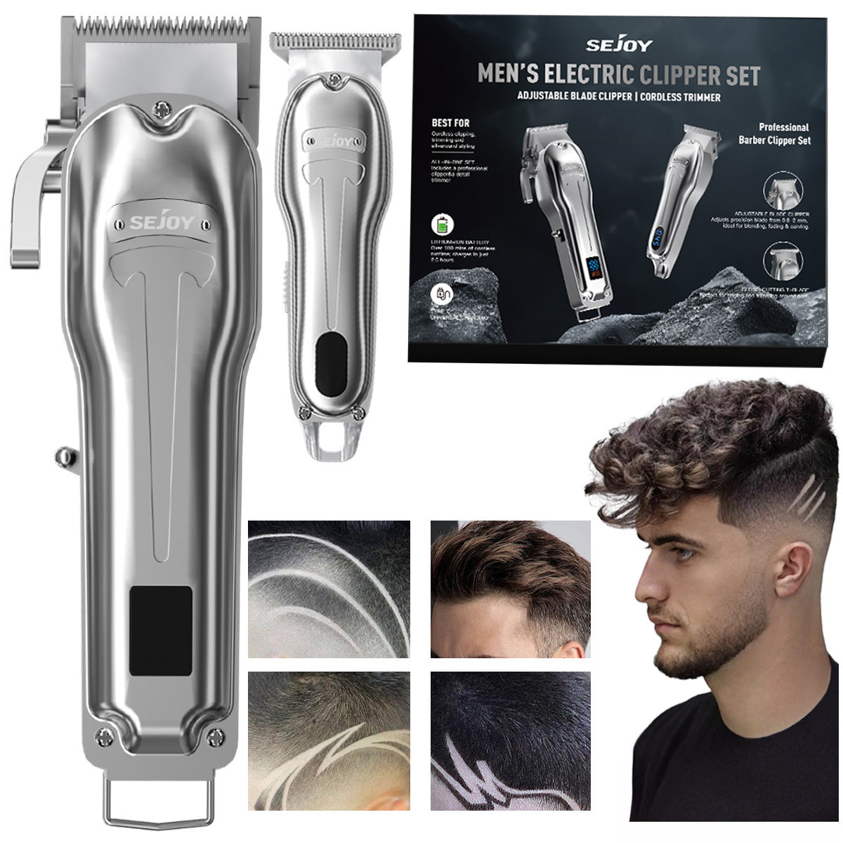 SEJOY Wireless Hair Cutting Kit TRIMMER Trimmer