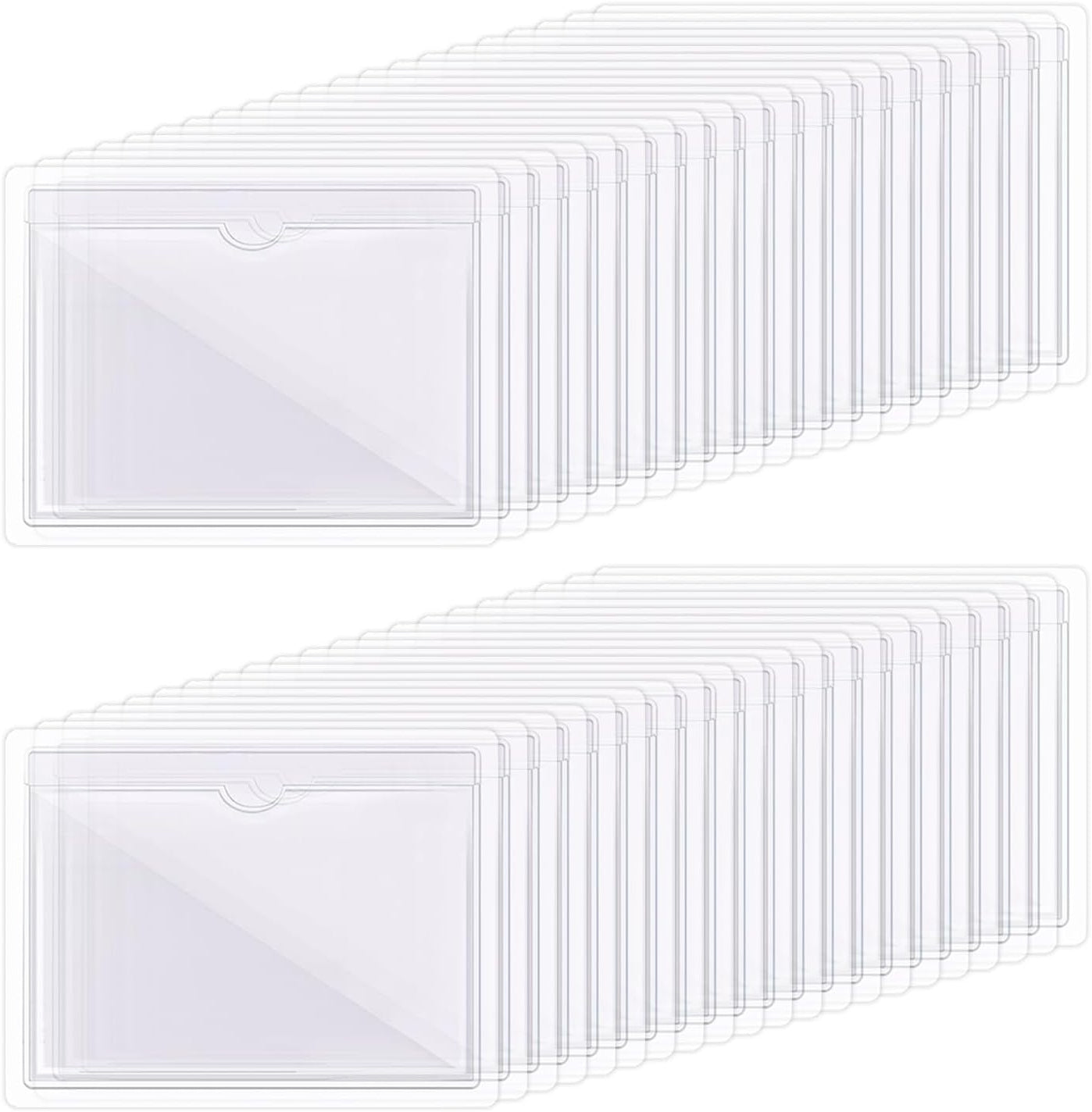SELF-ADHESIVE LABEL HOLDERS 10X6 CM TRANSPARENT WATERPROOF