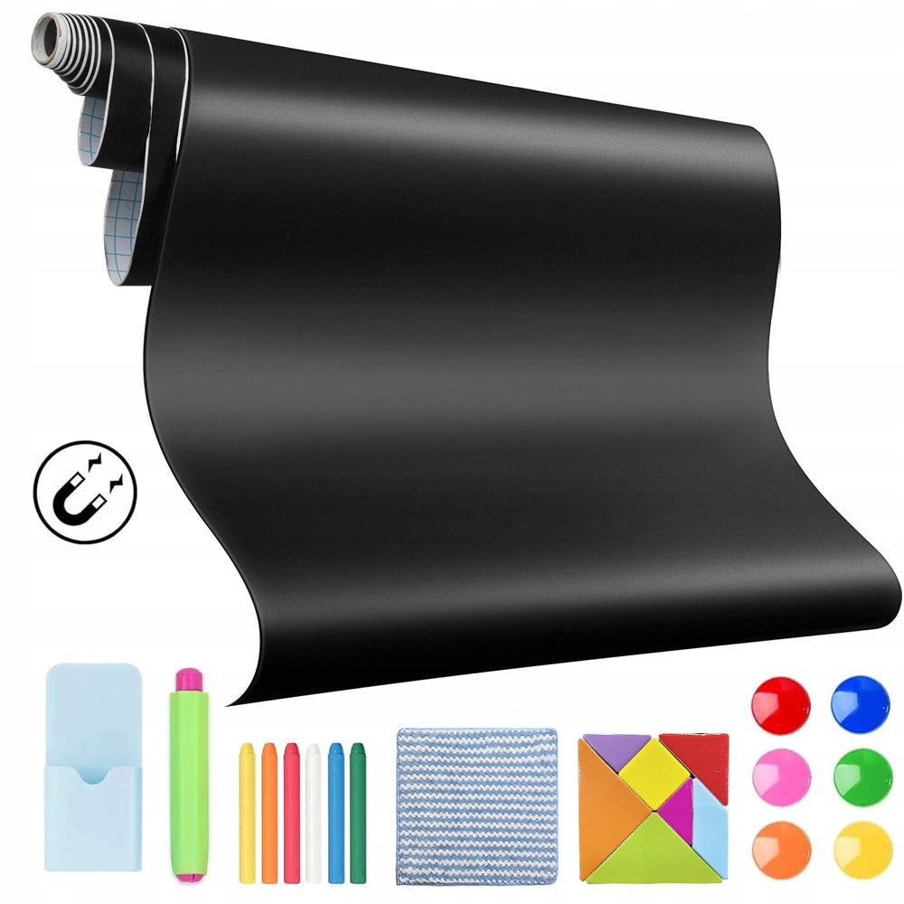 SELF-ADHESIVE MAGNETIC BOARD FILM 45X100CM + ACCESSORIES