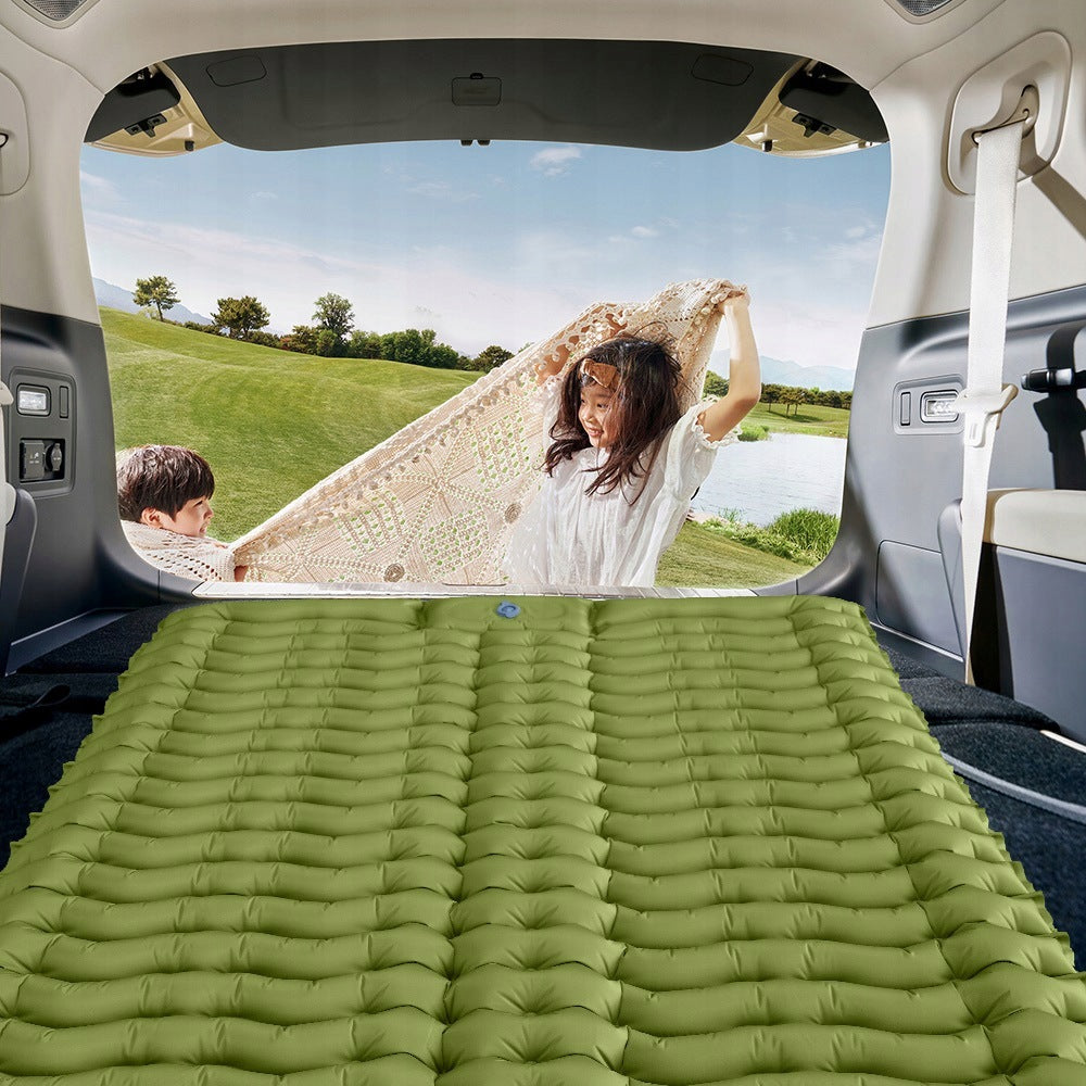 SELF-INFLATING MATTRESS CAMPING TWO-PERSON BUILT-IN PUMP Packaging status original