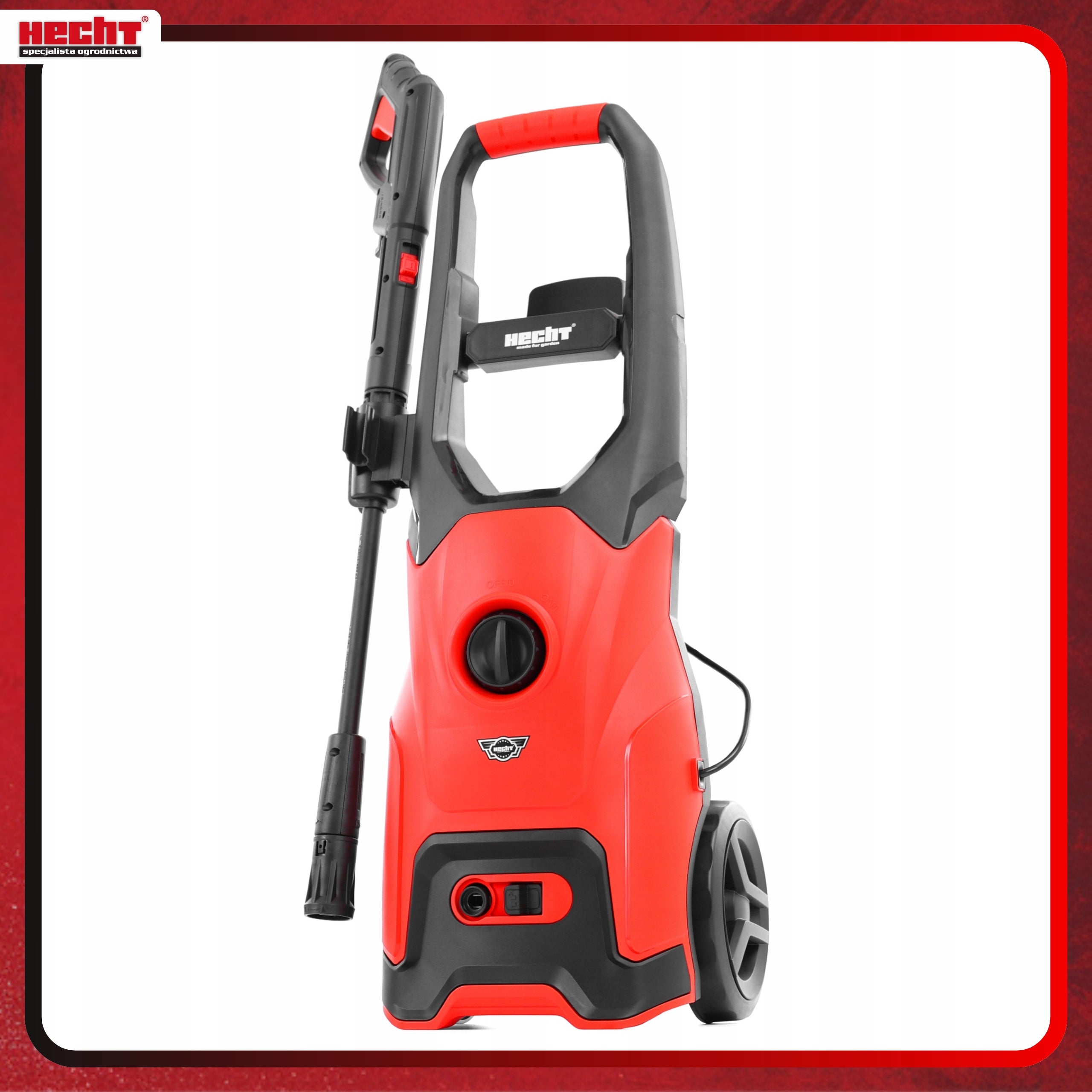 SELF-SUCTION PRESSURE WASHER HECHT 32000 NOZZLES HIGH POWER 2000W 160BAR Brand Hecht