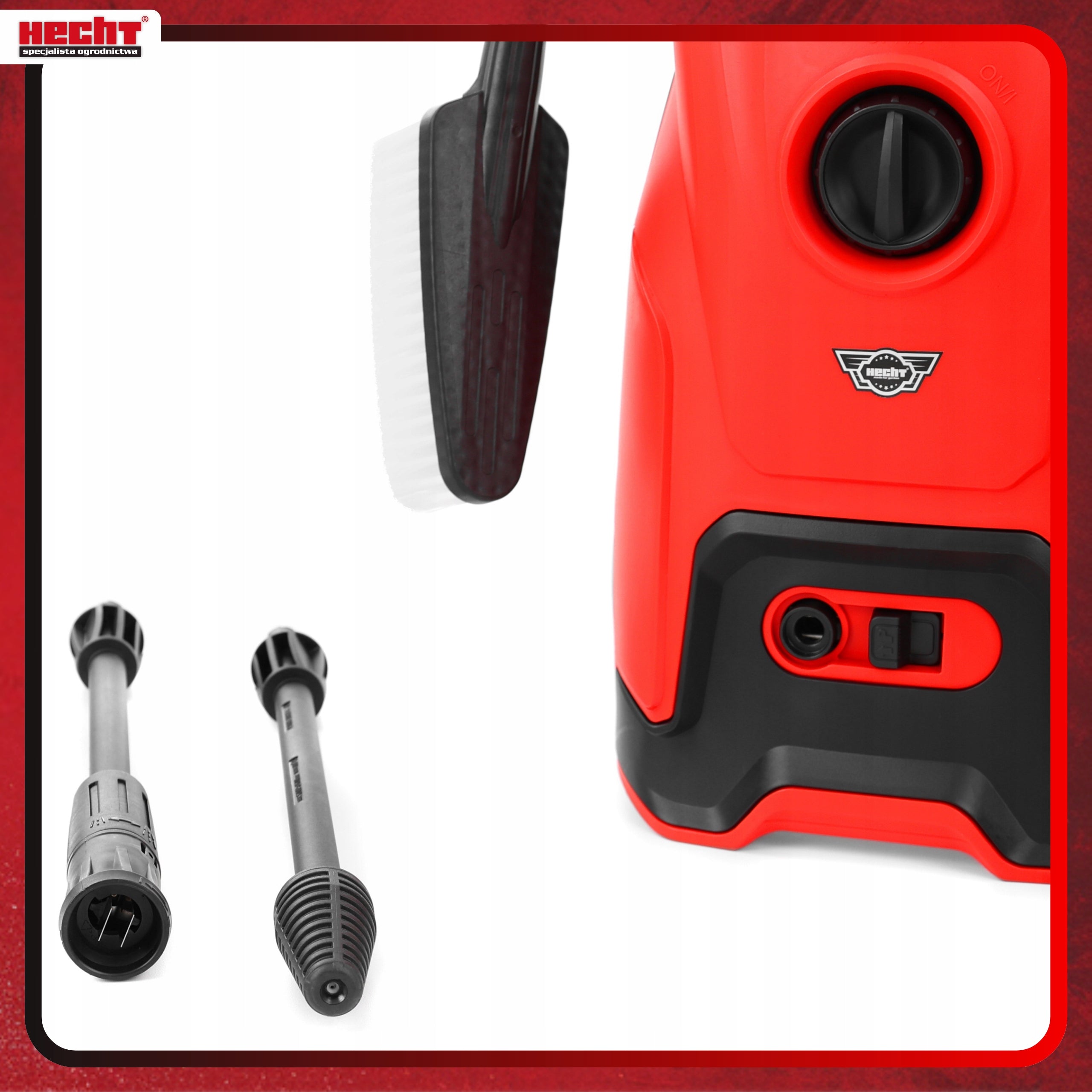 SELF-SUCTION PRESSURE WASHER HECHT 32000 NOZZLES HIGH POWER 2000W 160BAR Model 32000