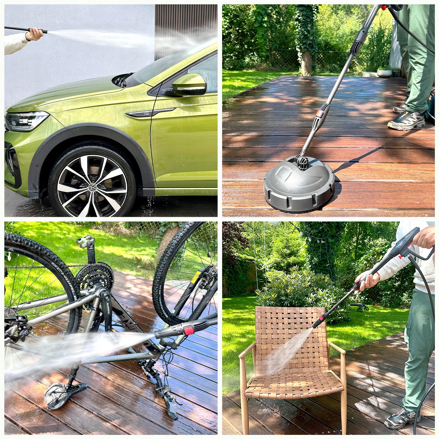 SELF-SUCTION PRESSURE WASHER POWERFUL PUMP 2000W TURBO NOZZLE L6 RETRACTOR SET Manufacturer code NAR/MYJ/01