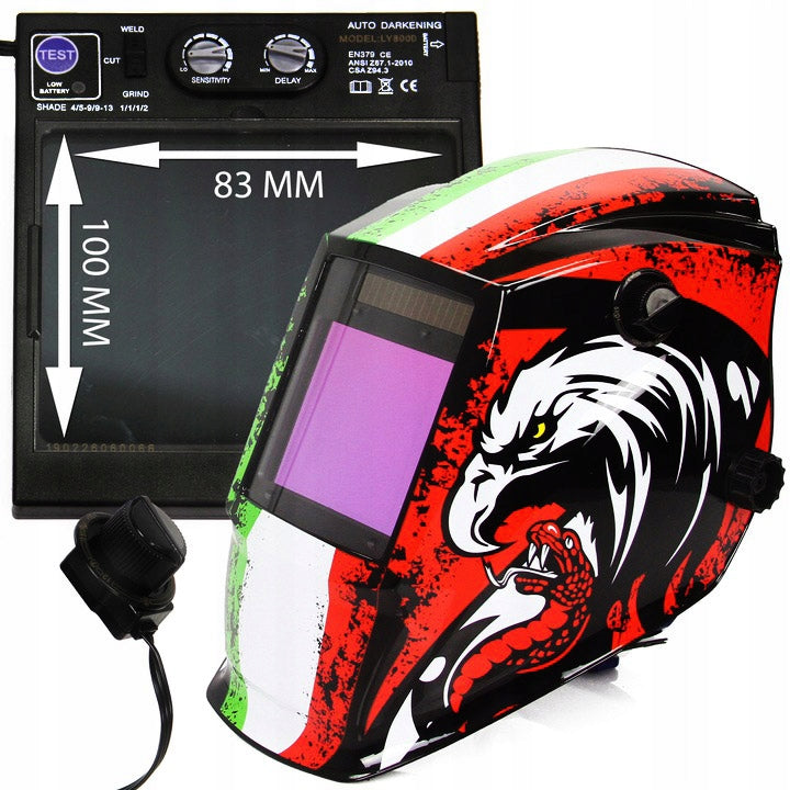 SELF-TINTING VISOR WELDING MASK AUTOMATIC FILTER profi F2 Manufacturer code M79387