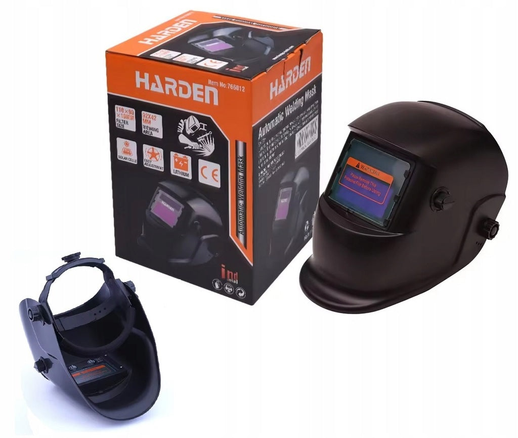 SELF-TINTING VISOR WELDING MASK FOR FILTER ADJUSTABLE WELDING