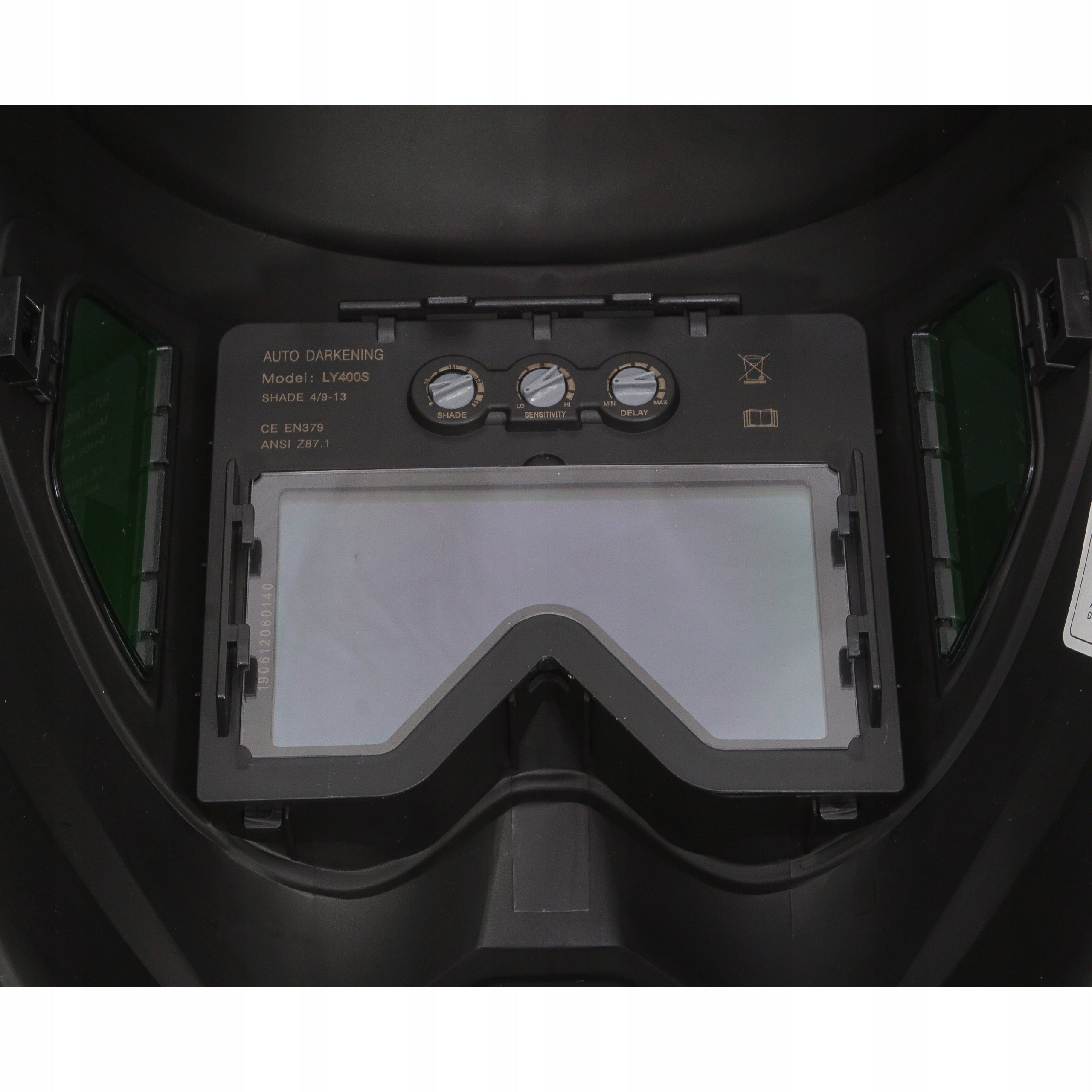 SELF-TINTING WELDING MASK FOR WELDING FILTER VISOR ADJUSTMENT Manufacturer code V75216