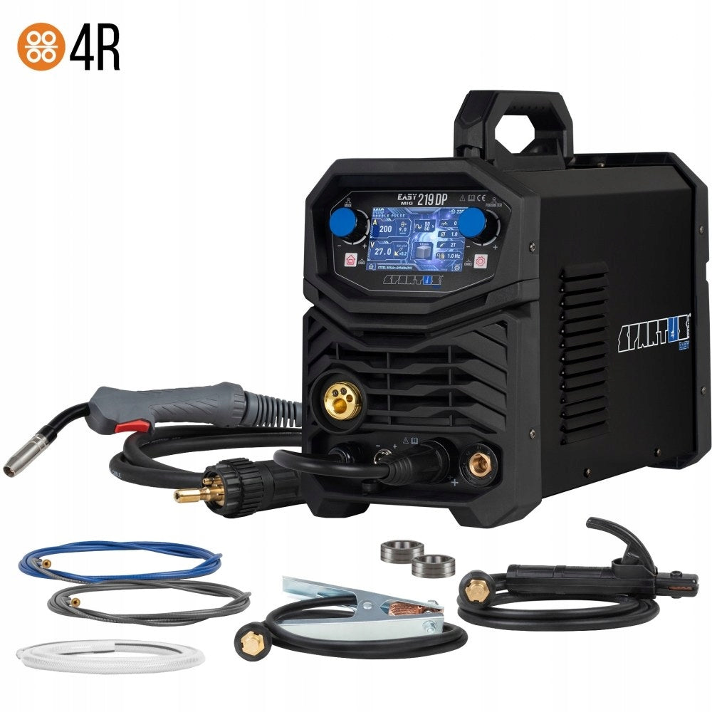 SEMI-AUTOMATIC WELDER MIGOMAT MIG SPARTUS EasyMIG 219 DUAL PULSE SYNERGY 4R Packaging status original