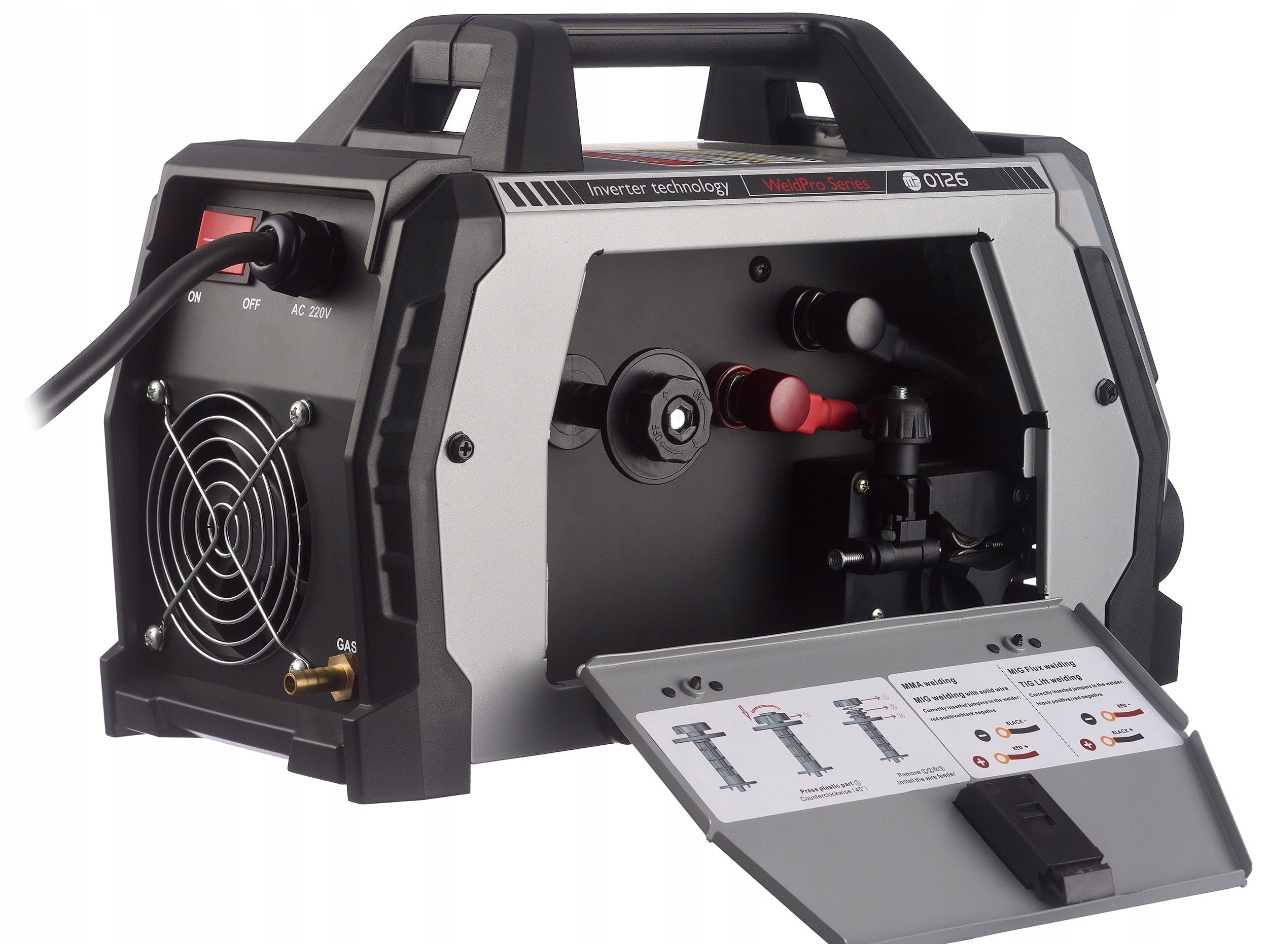 SEMI-AUTOMATIC WELDING INVERTER WELDING MACHINE MIG/MAG MMA TIG 200KVA 230V Manufacturer code 0115