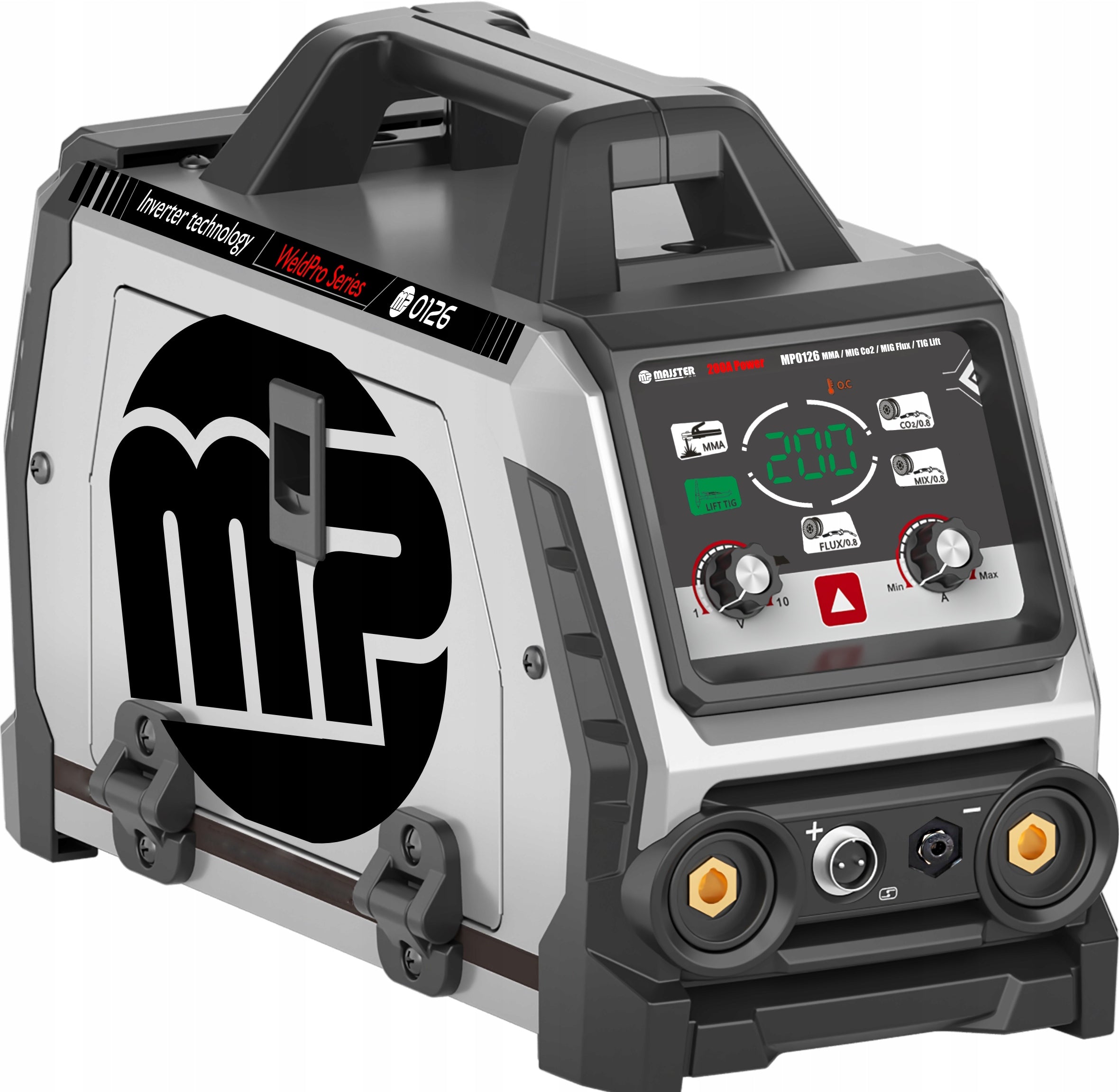 SEMI-AUTOMATIC WELDING INVERTER WELDING MACHINE MIG/MAG MMA TIG 200KVA 230V