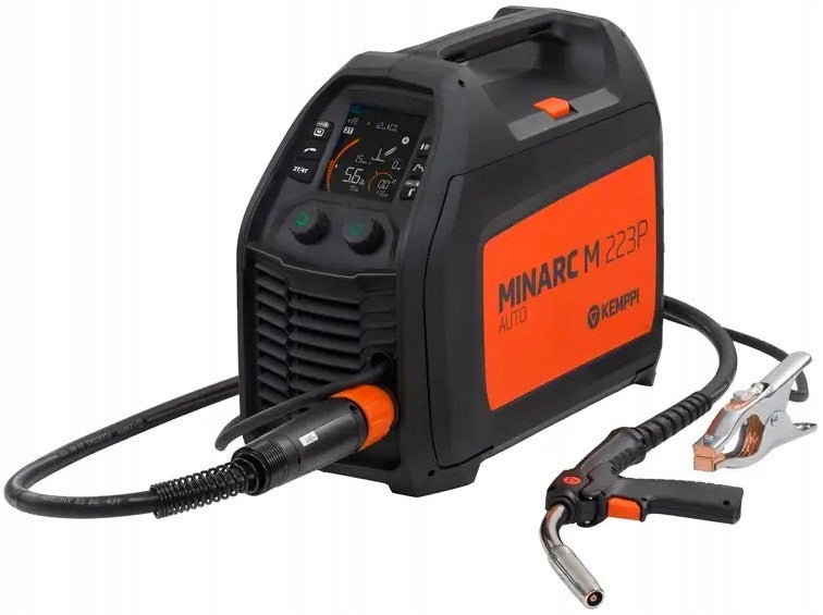 SEMI-AUTOMATIC WELDING MACHINE MIGOMAT MIG KEMPPI MINARC M 223P AUTO GM PULSE 220A Manufacturer code MIM223PGM