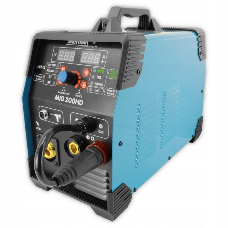 SEMI-AUTOMATIC WELDING MACHINE SHERMAN MIG 200 HD MMA TIG 200A 230V 3IN1 Manufacturer code Spawarka MIGOMAT Sherman MIG 200 HD