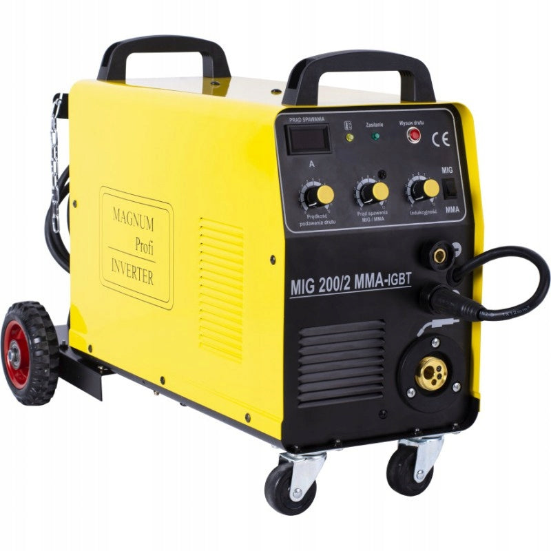 SEMI-AUTOMATIC WELDING MIG MAG 200/2 KN MMA MIGOMAT MAGNUM 200A 230V 400V Manufacturer code Migomat Magnum MIG 200/2 RSW4