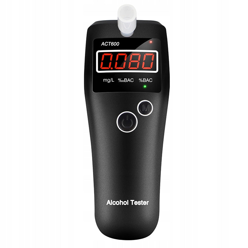 SEMICONDUCTOR BREATHALYZER PROFESSIONAL ACCURACY CALIBRATION + 10 MOUTHPIECES Manufacturer code ACT 600