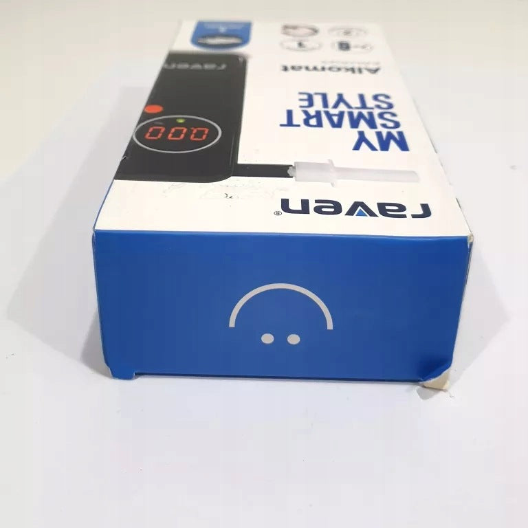 SEMICONDUCTOR BREATHALYZER RAVEN EAL002X 3 MOUTHPIECES Model EAL002X