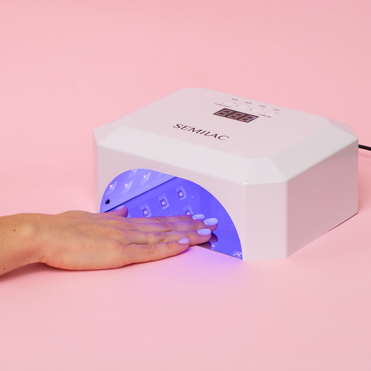 SEMILAC PROFESSIONAL UV LED NAIL LAMP HYBRID MANICURE GELS 24IN/48 Packaging status original