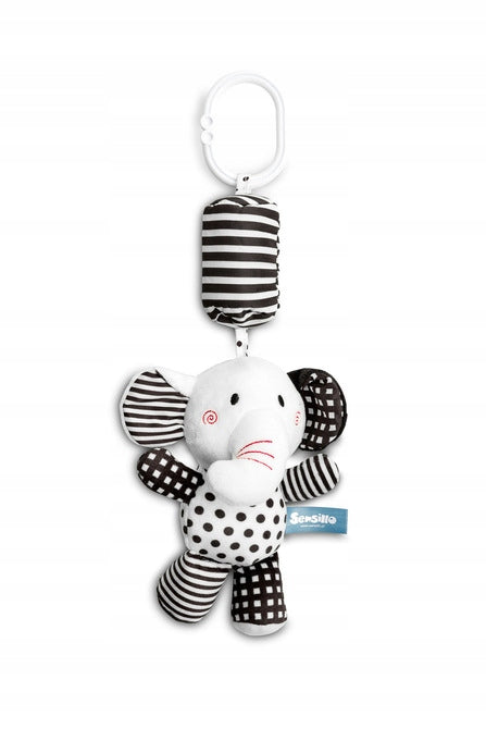 SENSILLO Hanging bell toy not only for BLACK&WHITE Elephant stroller Brand Sensillo