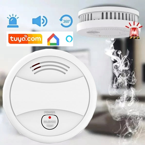 SENSOR DETECTOR SMOKE SENSOR FIRE CIGARETTES WIFI TUYA SMART Manufacturer code S-D1