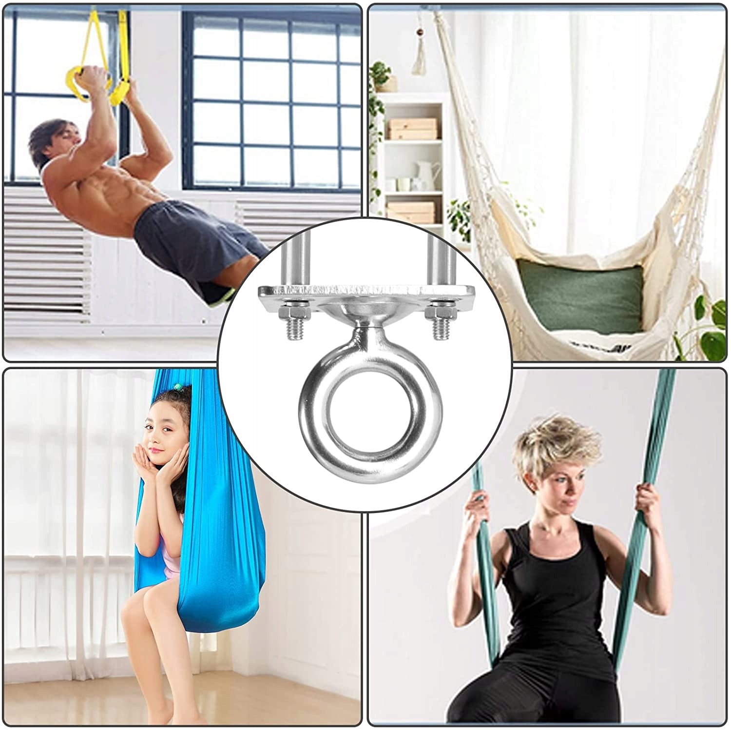 SENSORY ACROBATIC SWING FOR CHILDREN SCARF AERIAL 280X150 CM Brand no brand